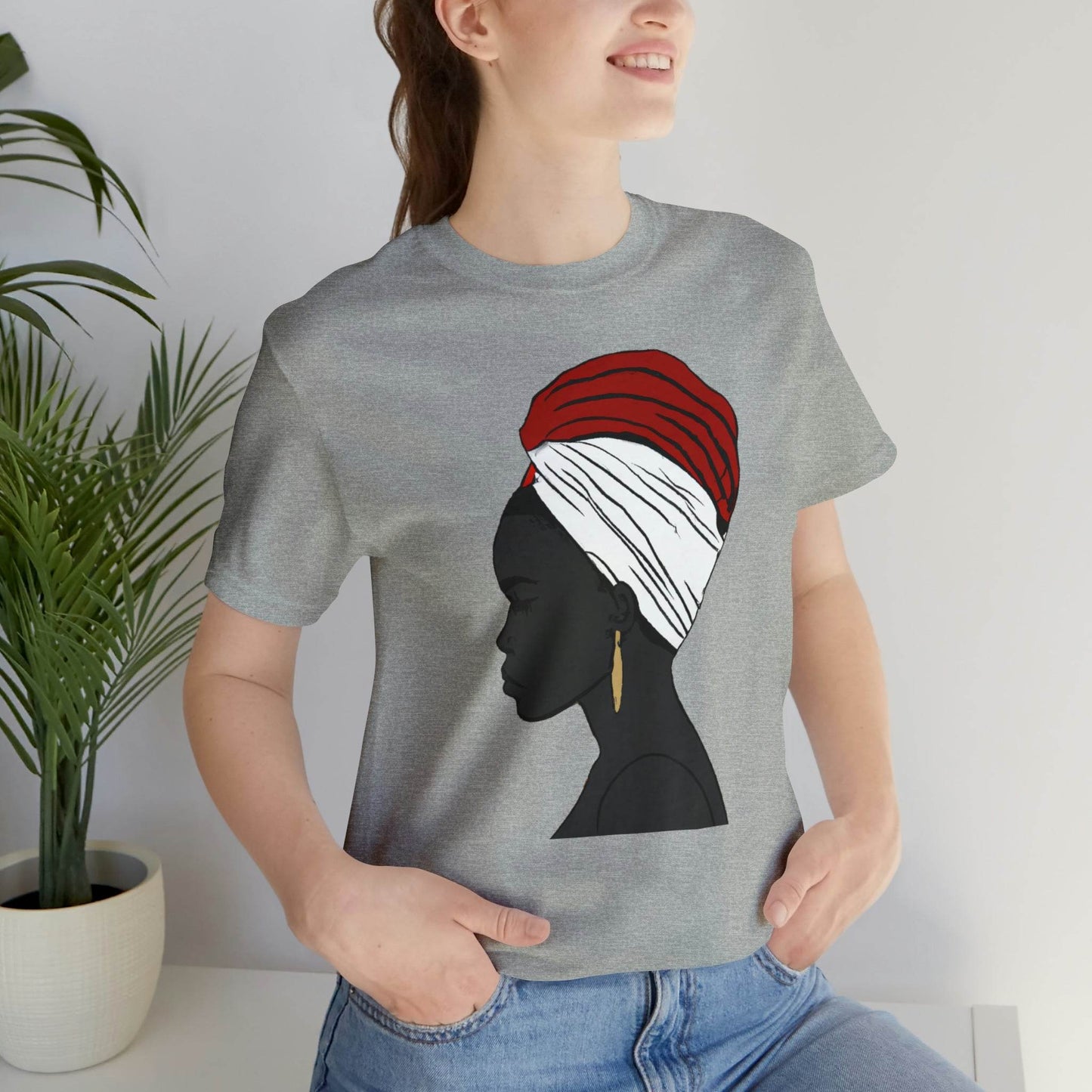 African Woman Art Shirt, Black Queen Shirt - Giftsmojo
