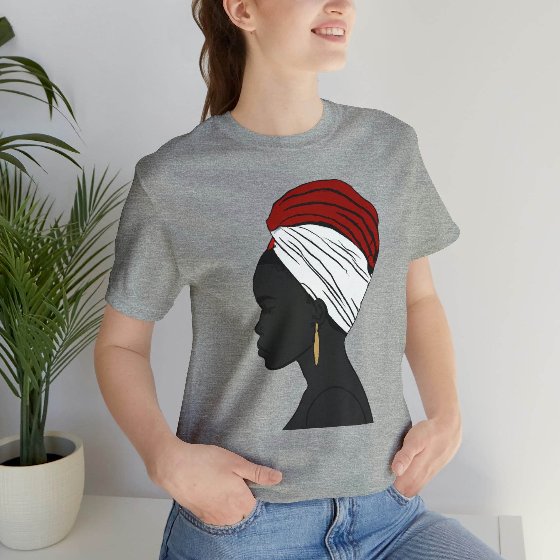 African Woman Art Shirt, Black Queen Shirt - Giftsmojo