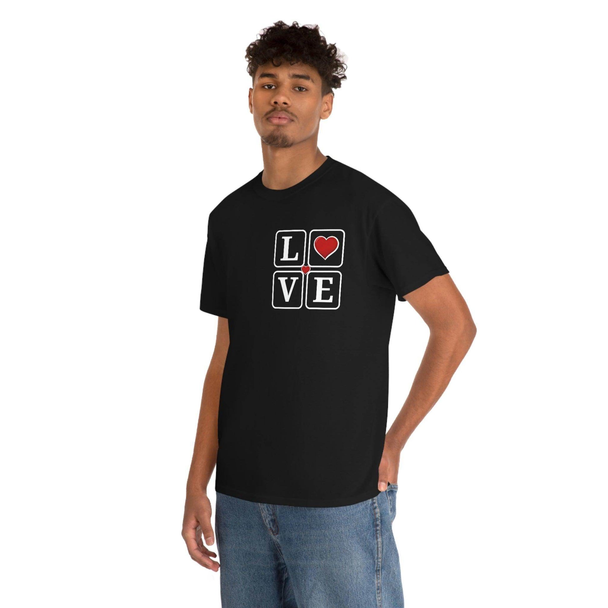 Love square Hearts T-shirt - Giftsmojo