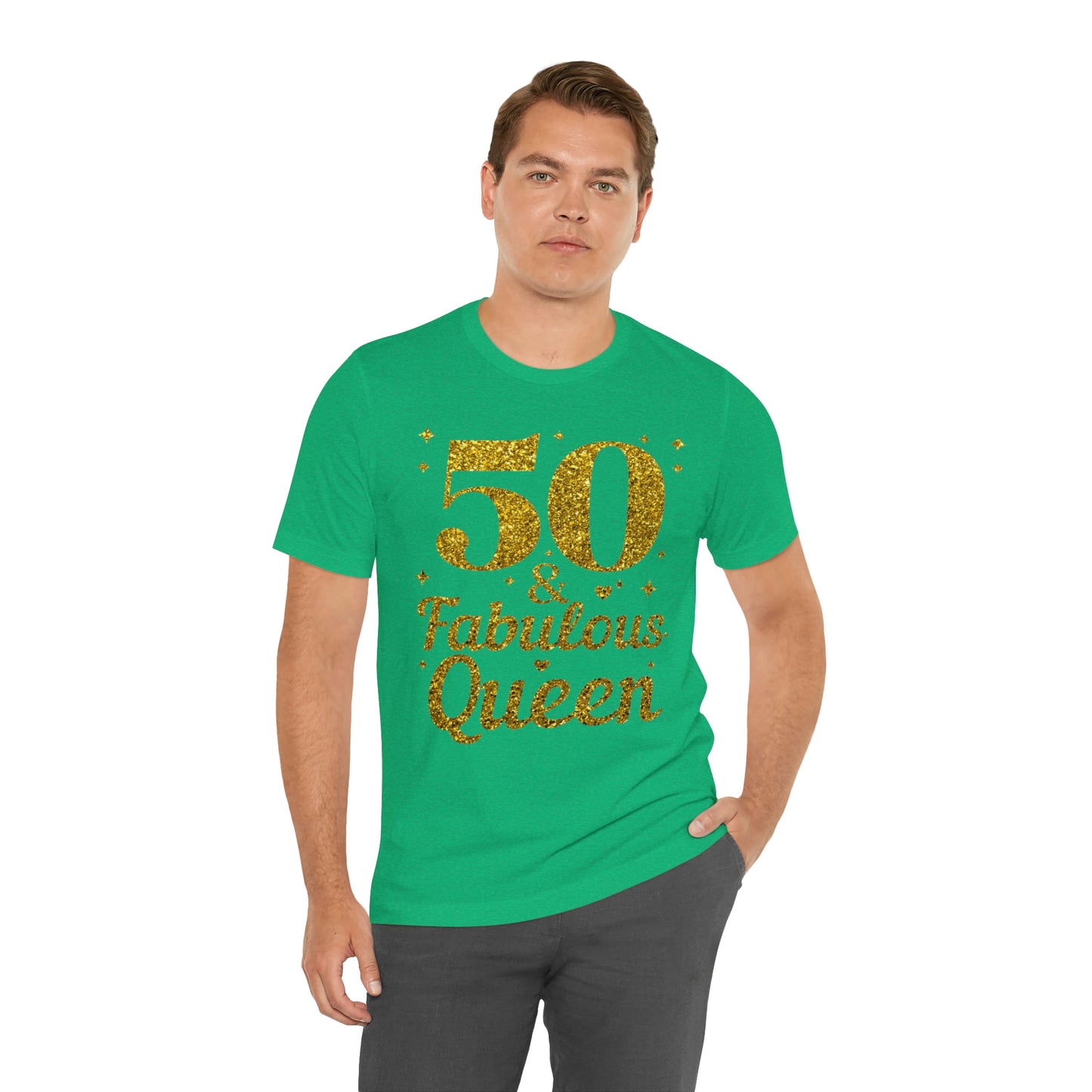 Funny 50th birthday Shirt 50 and Fabulous Queen shirt