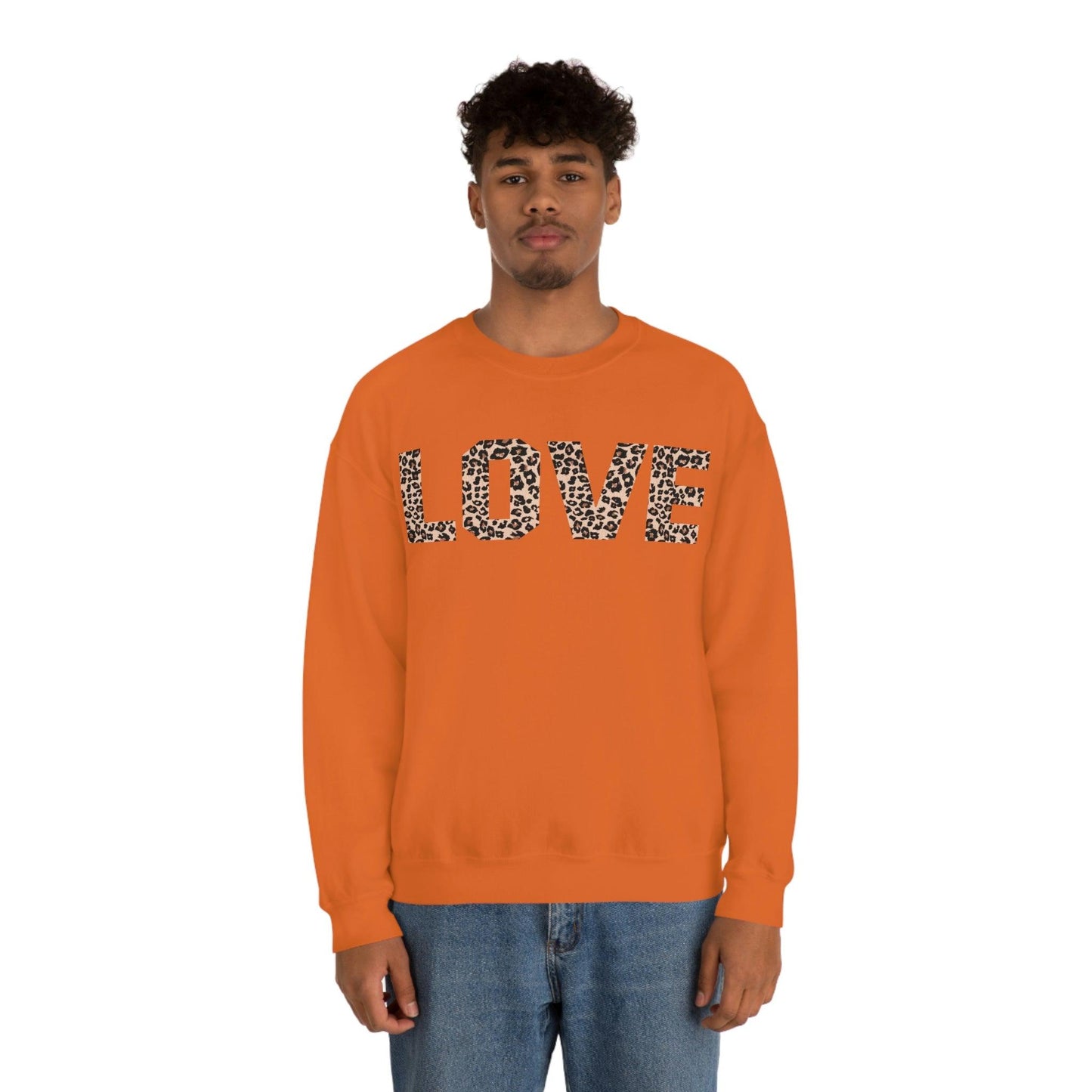 Leopard print love Sweatshirt