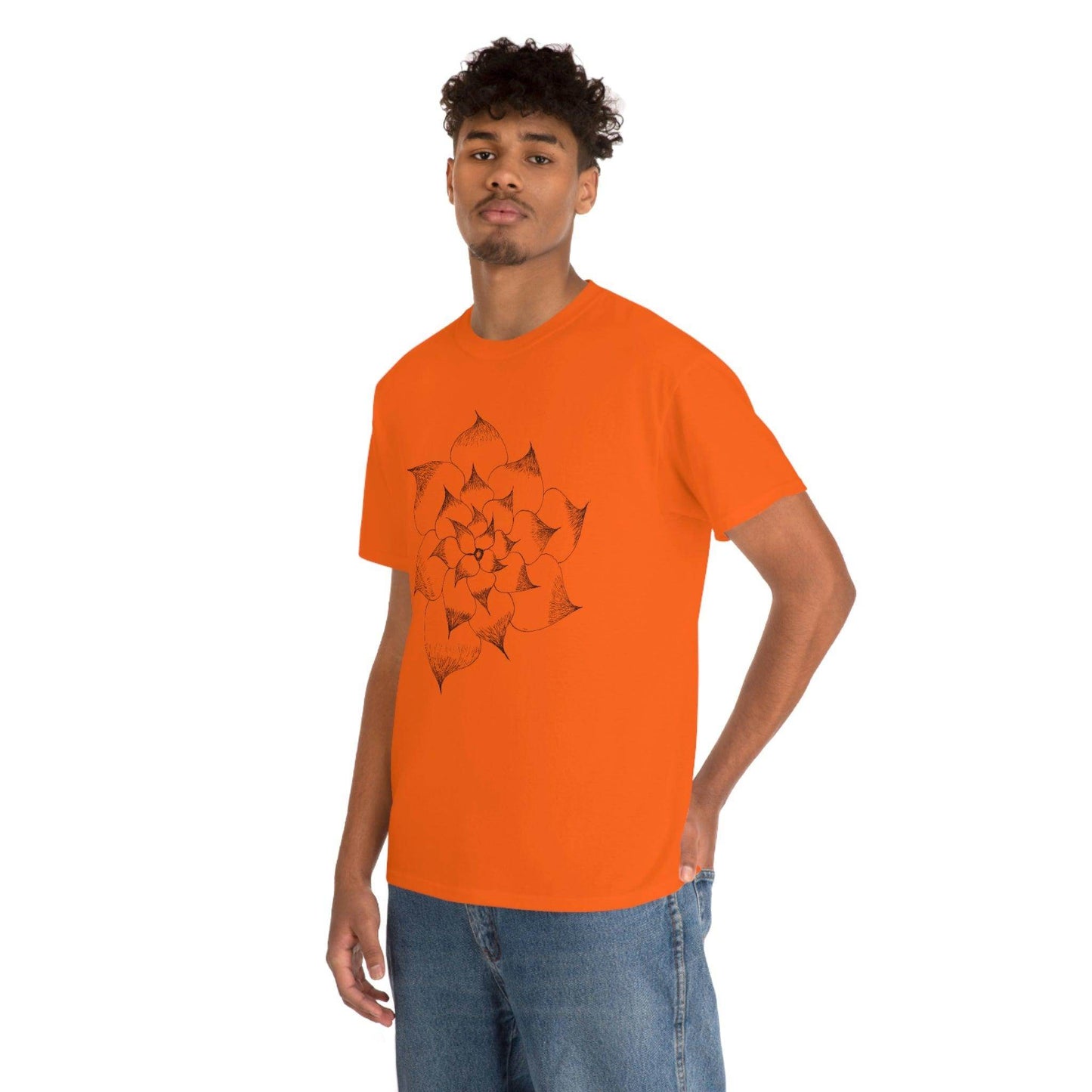 Flower Tee, custom designed tee, flower t-shirt, floral graphic tee - Giftsmojo
