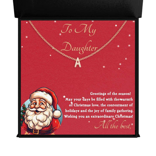 Kids Initial Letter Necklace Christmas Gift for Kids - Giftsmojo