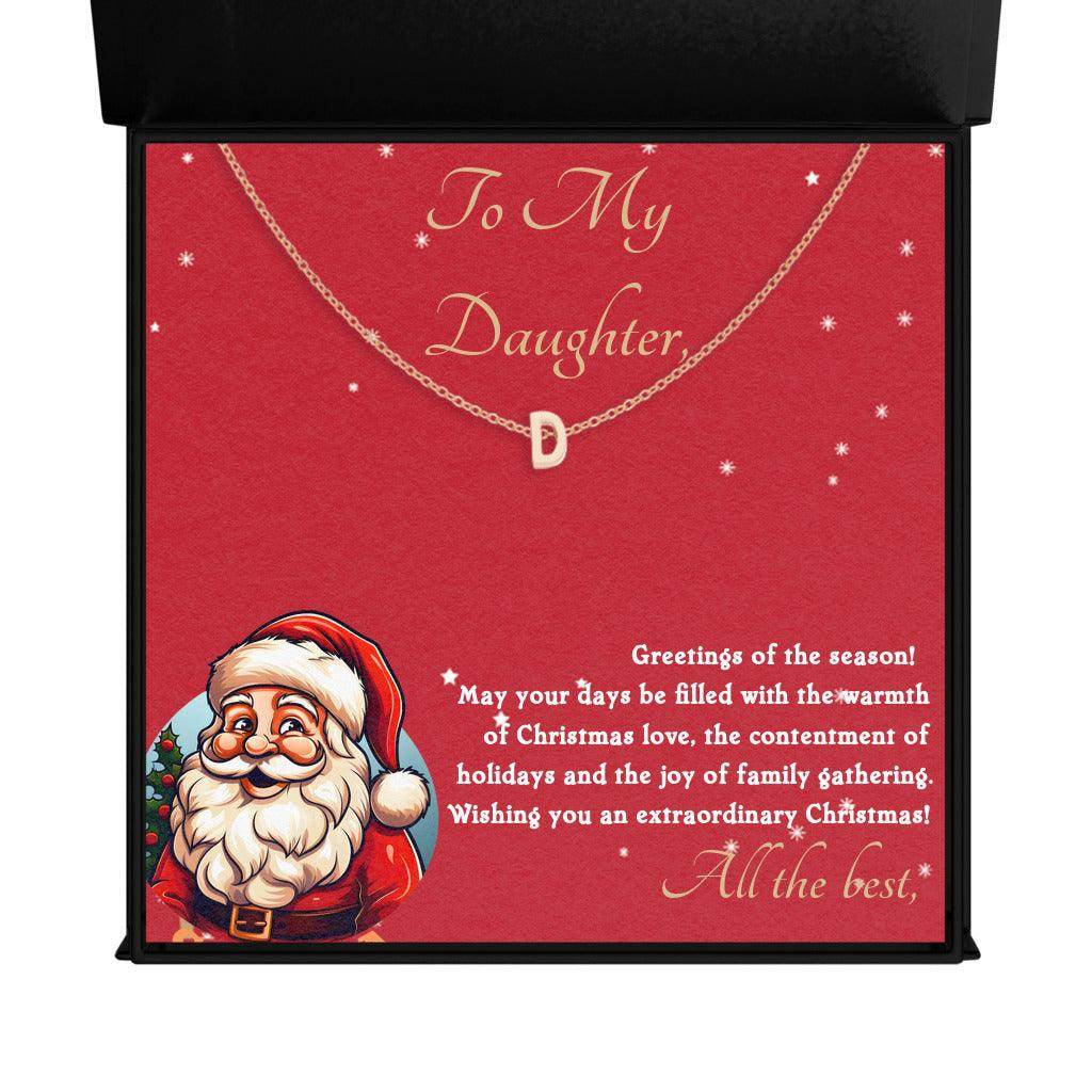 Kids Initial Letter Necklace Christmas Gift for Kids - Giftsmojo