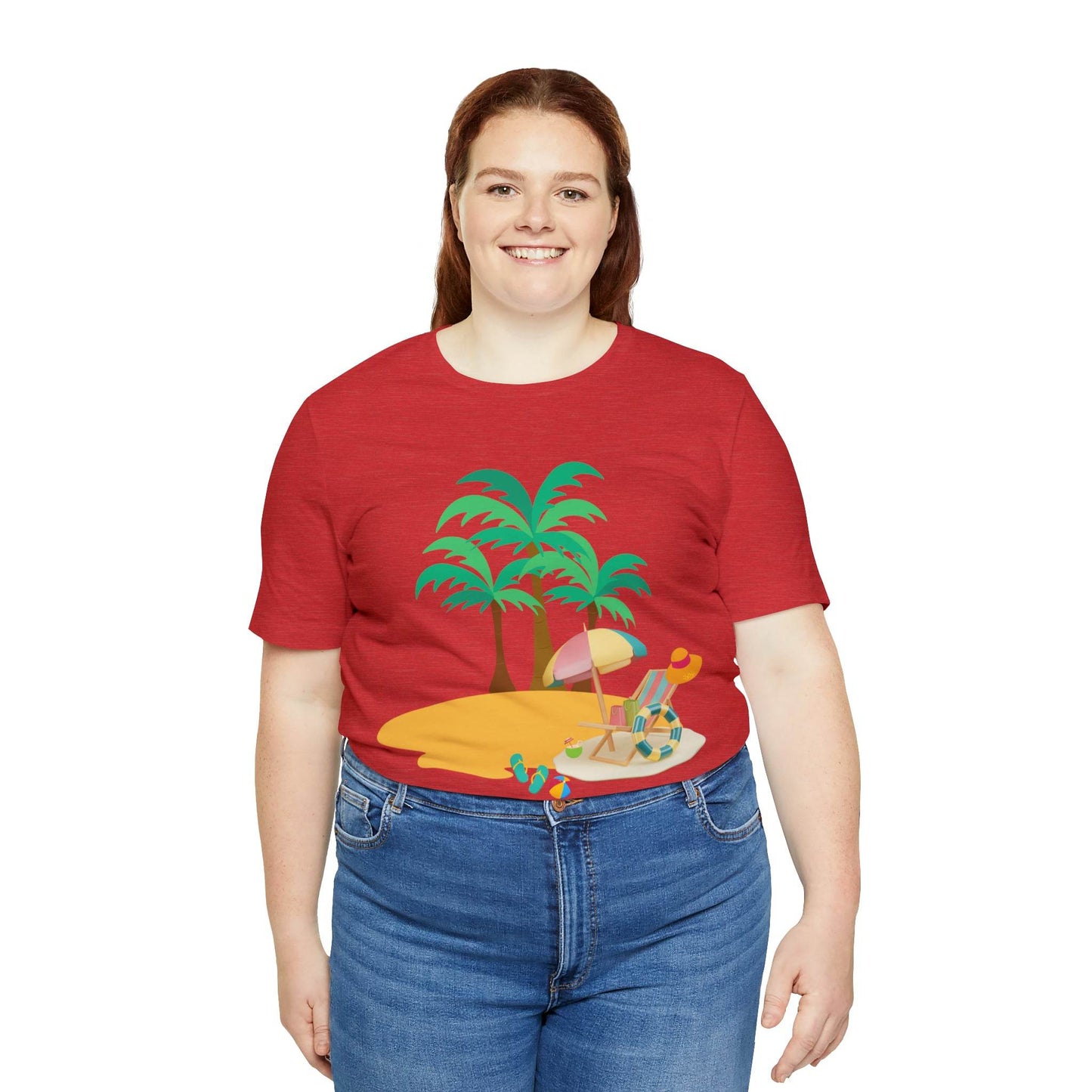 Beach shirt, Beach t-shirt, Summer shirt, Beachwear, Beach fashion, Tropical print, Trendy design, Stylish beach apparel - Giftsmojo