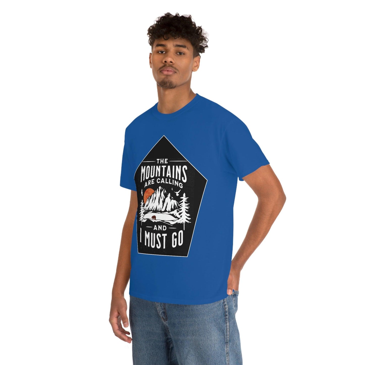 The Mountains are Calling and I Must Go Tee - Giftsmojo