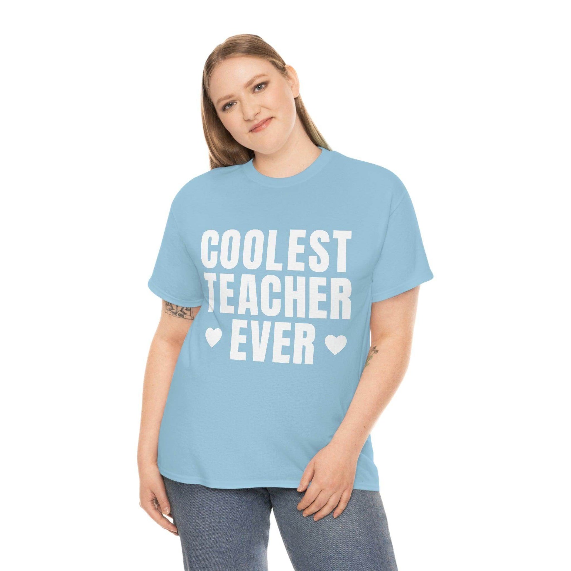 Coolest Teacher Ever Tee - Giftsmojo