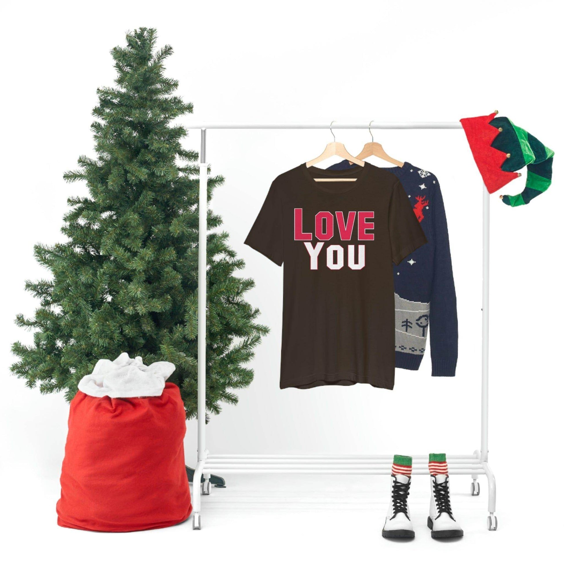 Love you T-shirt - Giftsmojo
