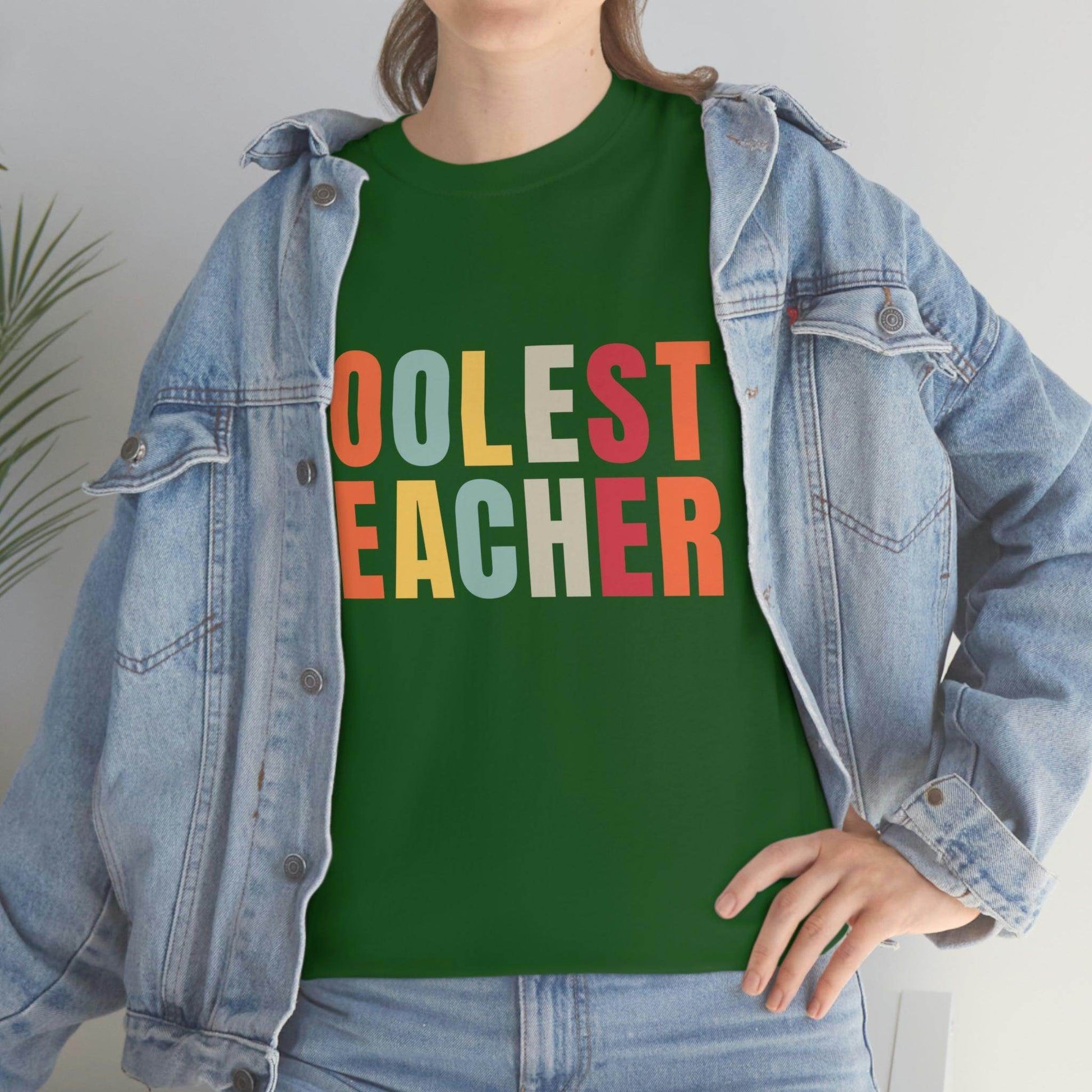 Teacher appreciation gift - Coolest Teacher Shirt - Teacher shirt - Giftsmojo