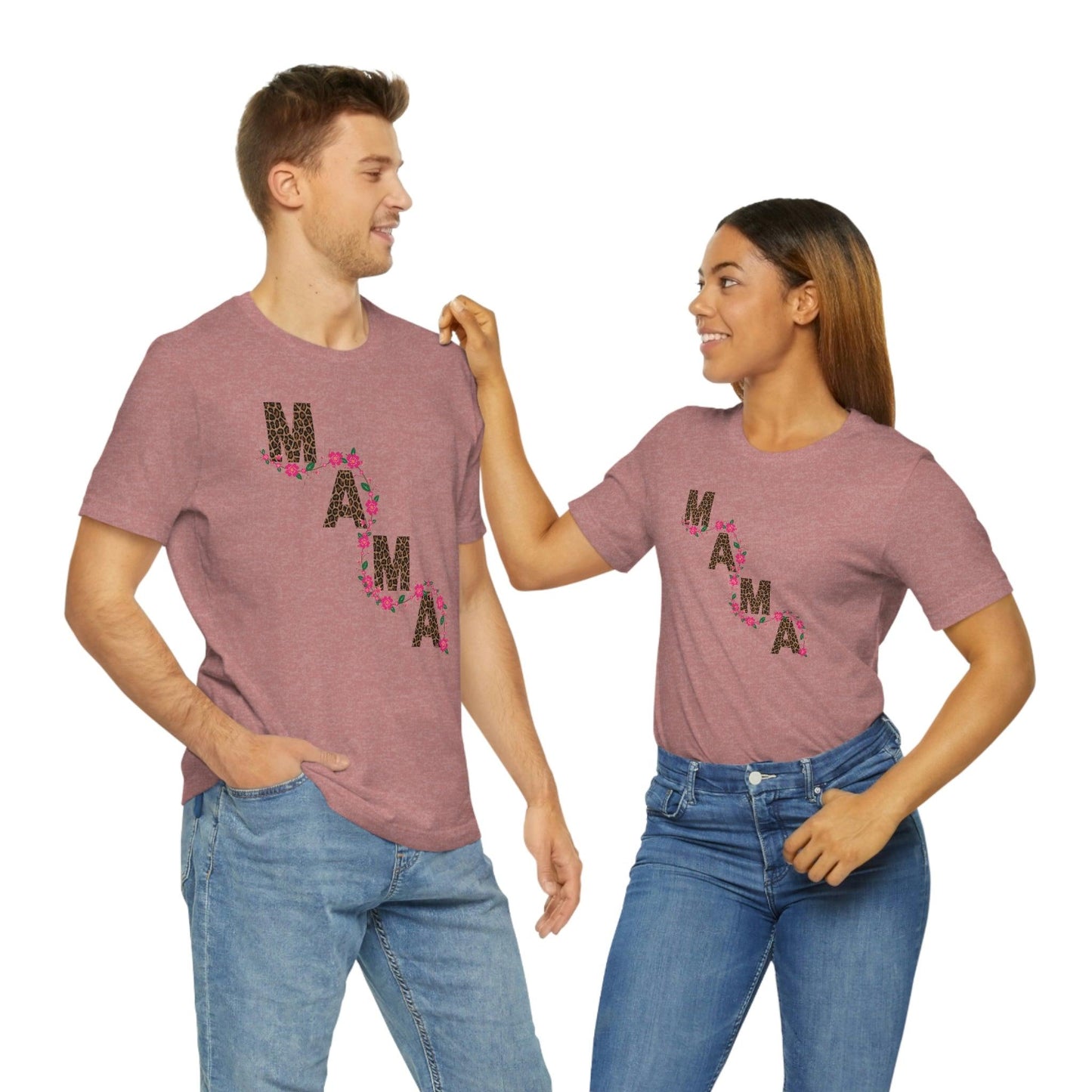 Leopard print Mama shirt Flower mama shirt - Leopard Mama Shirt mothers day shirt new mom shirt - Giftsmojo