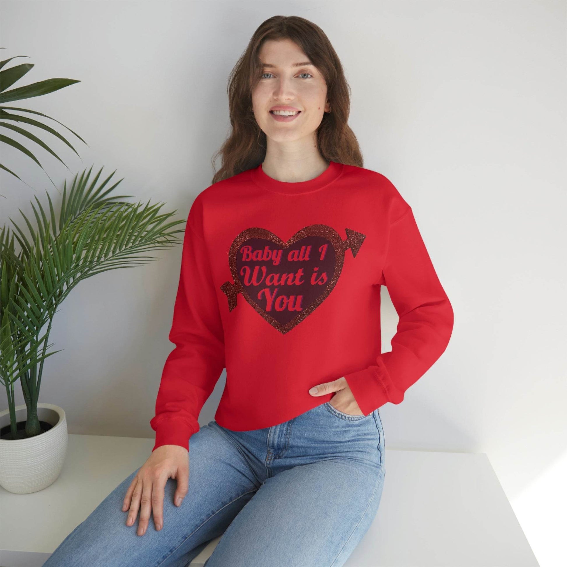 Baby all I want is You Sweatshirt - Giftsmojo