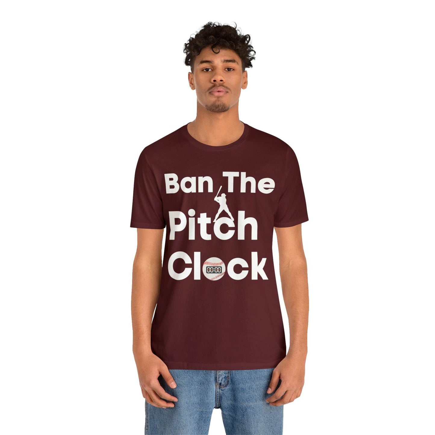 Ban The Pitch Clock in Baseball Ban Baseball Pitch Clock - Show Your Support By Wearing this shirt to the Games - Giftsmojo