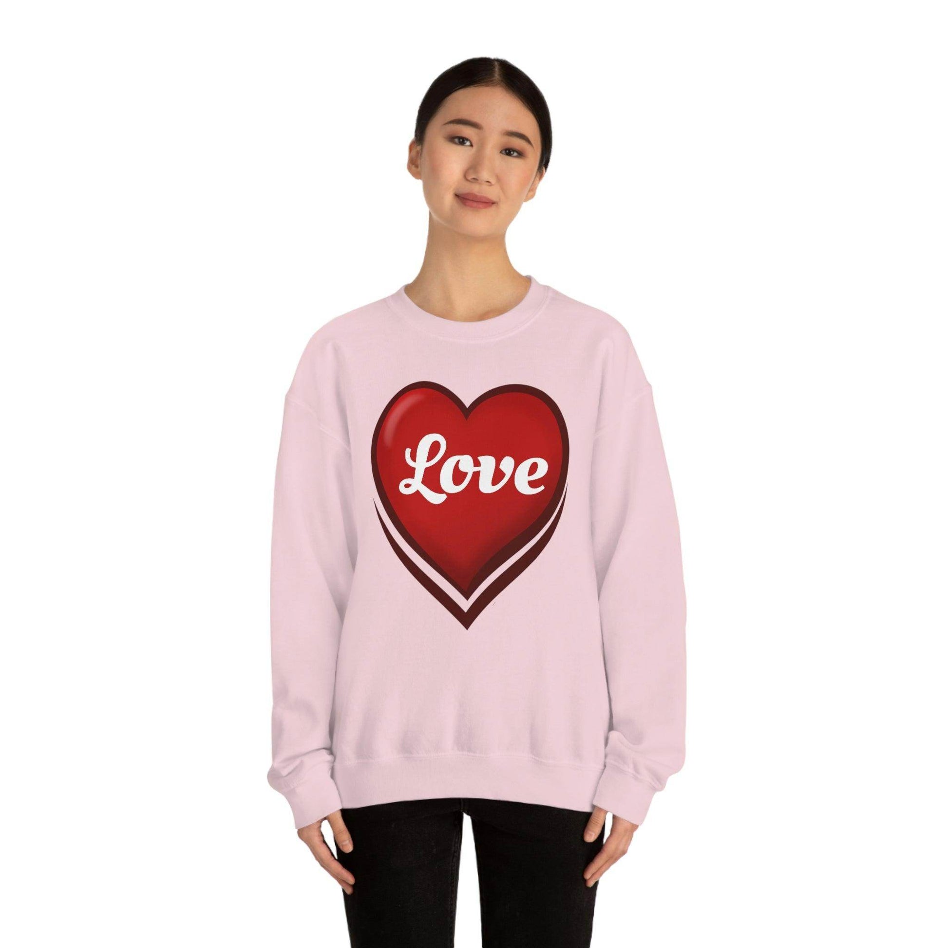 Love Sweatshirt, Valentine's Gift, - Giftsmojo