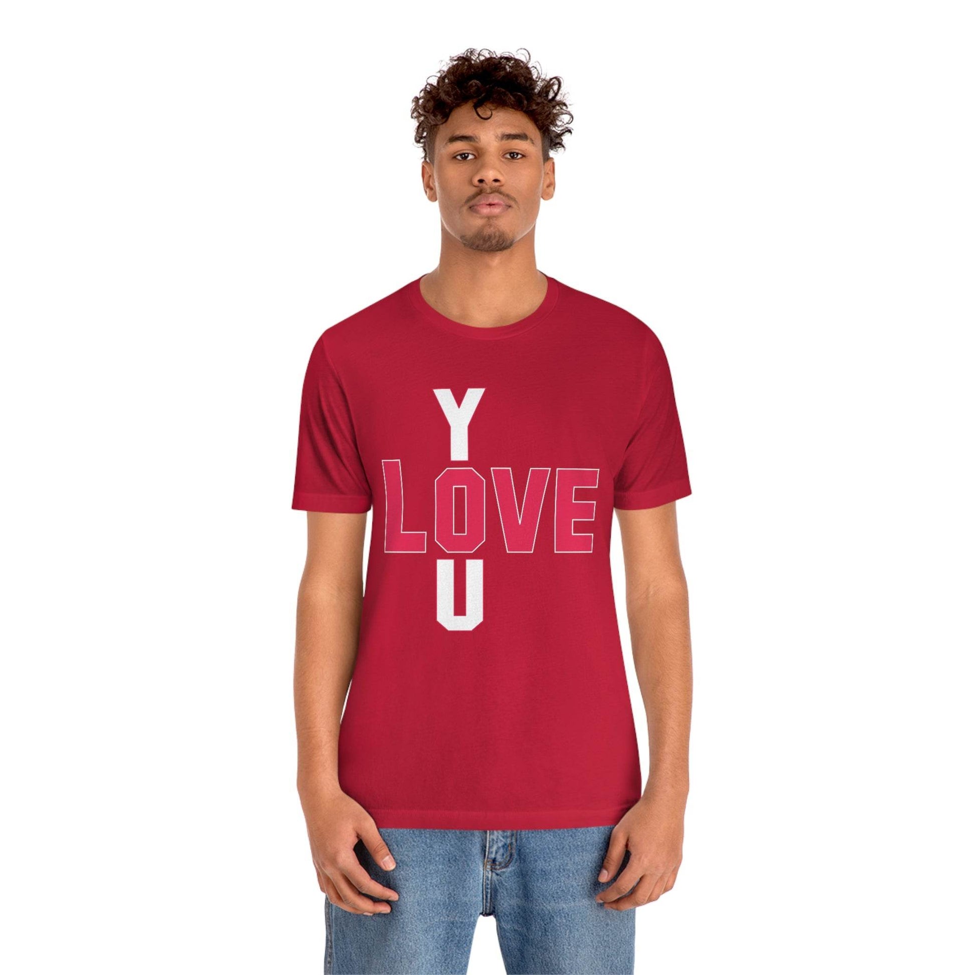 Love you Tshirt - Giftsmojo