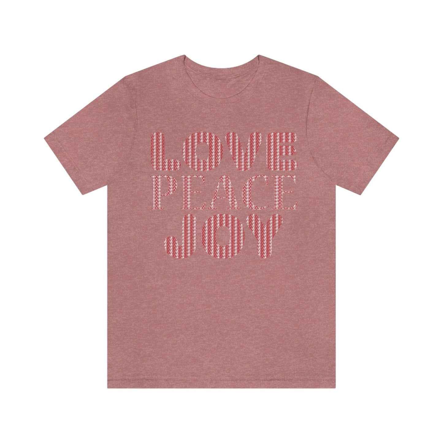 love peace joy Tee - Giftsmojo