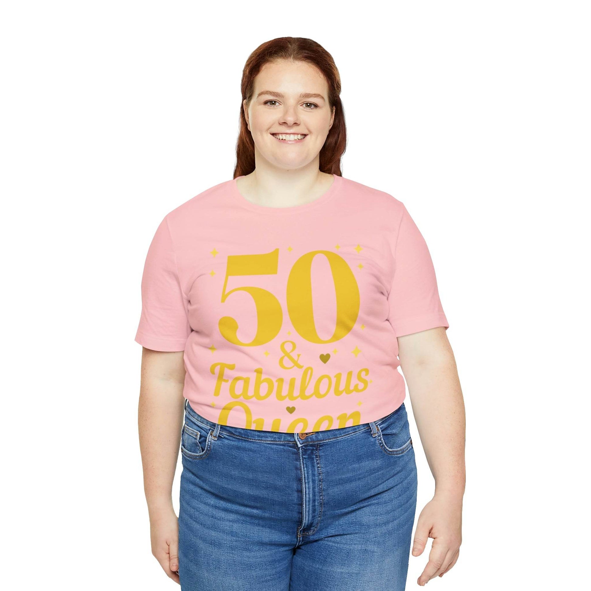 50 and Fabulous Queen shirt, Funny 50th birthday shirt - Giftsmojo