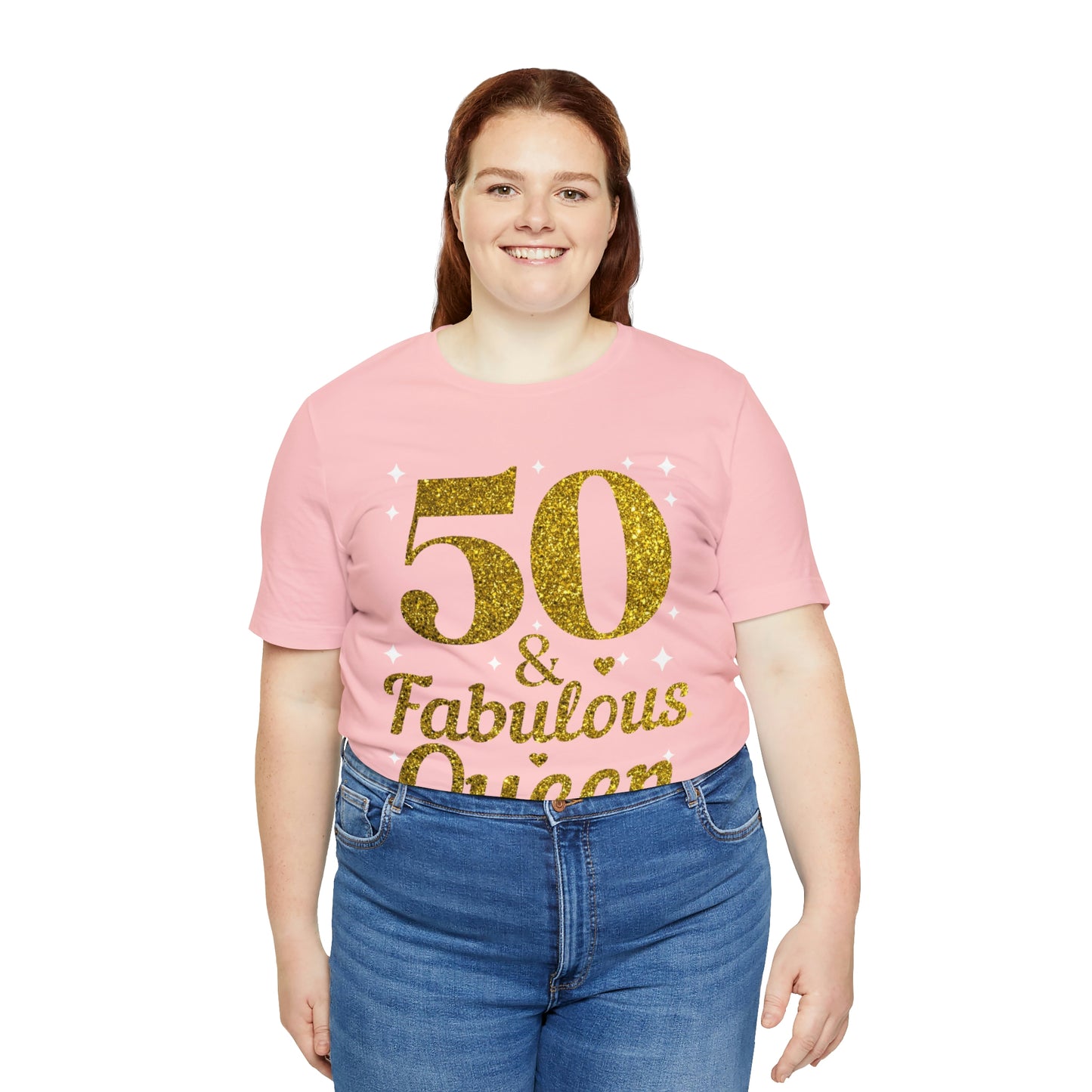 Funny 50th birthday shirt, 50th birthday Tshirt, 50 and fabulous Queen, birthday queen shirt, Gift for 50th birthday, Vintage shirt, birthday gift, birthday girl shirt, mom’s birthday gift, mom gift, wife gift,