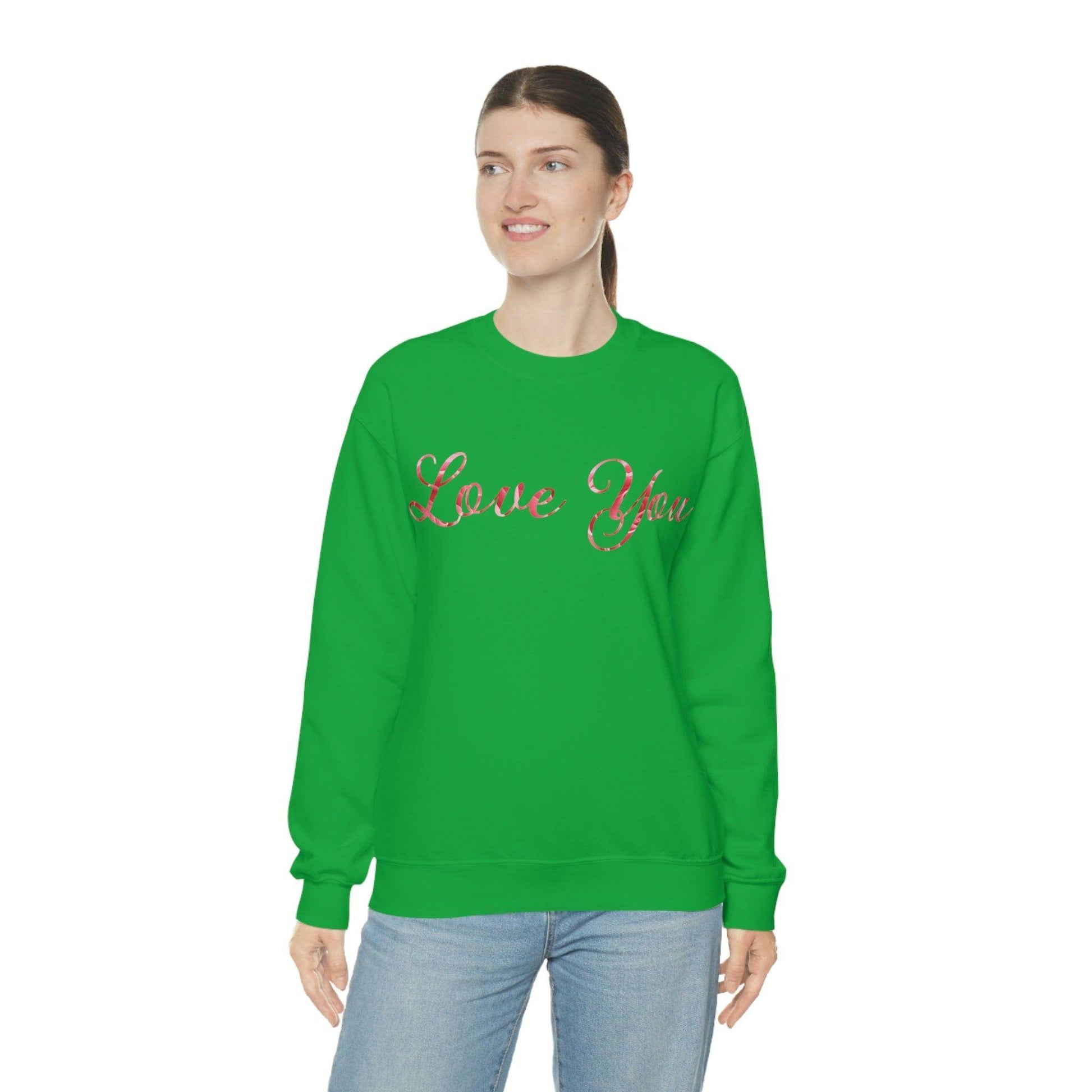 Love You Sweatshirt, love shirt, wedding gift, engagement gift, anniversary gift, couple shirt, matching shirt - Giftsmojo