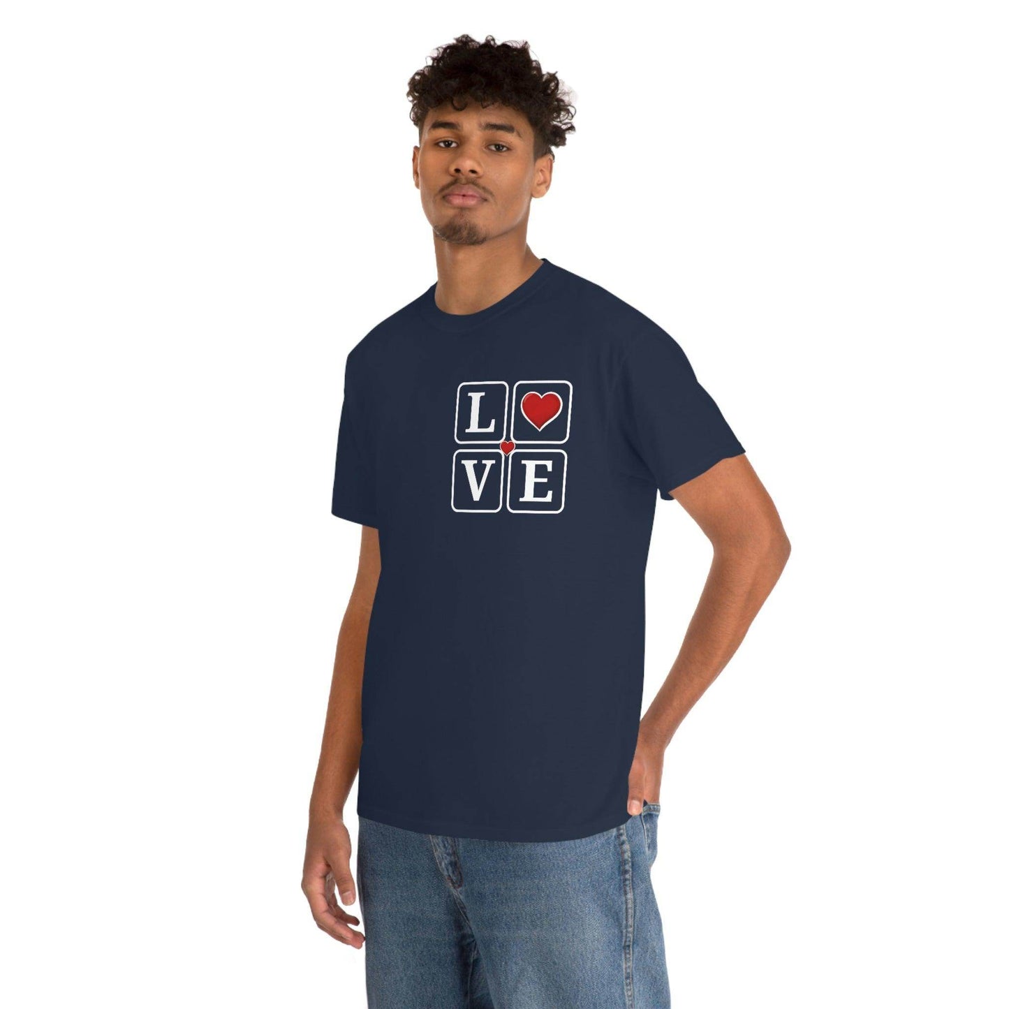 Love square Hearts T-shirt - Giftsmojo
