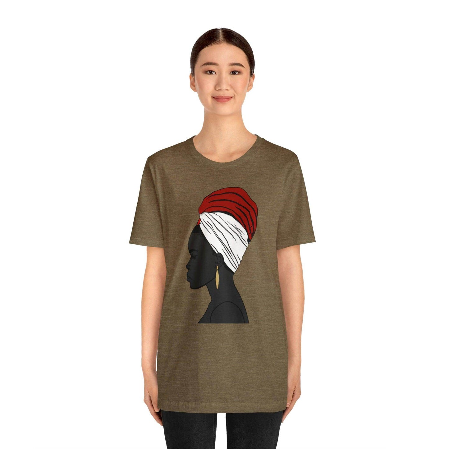 African Woman Art Shirt, Black Queen Shirt - Giftsmojo