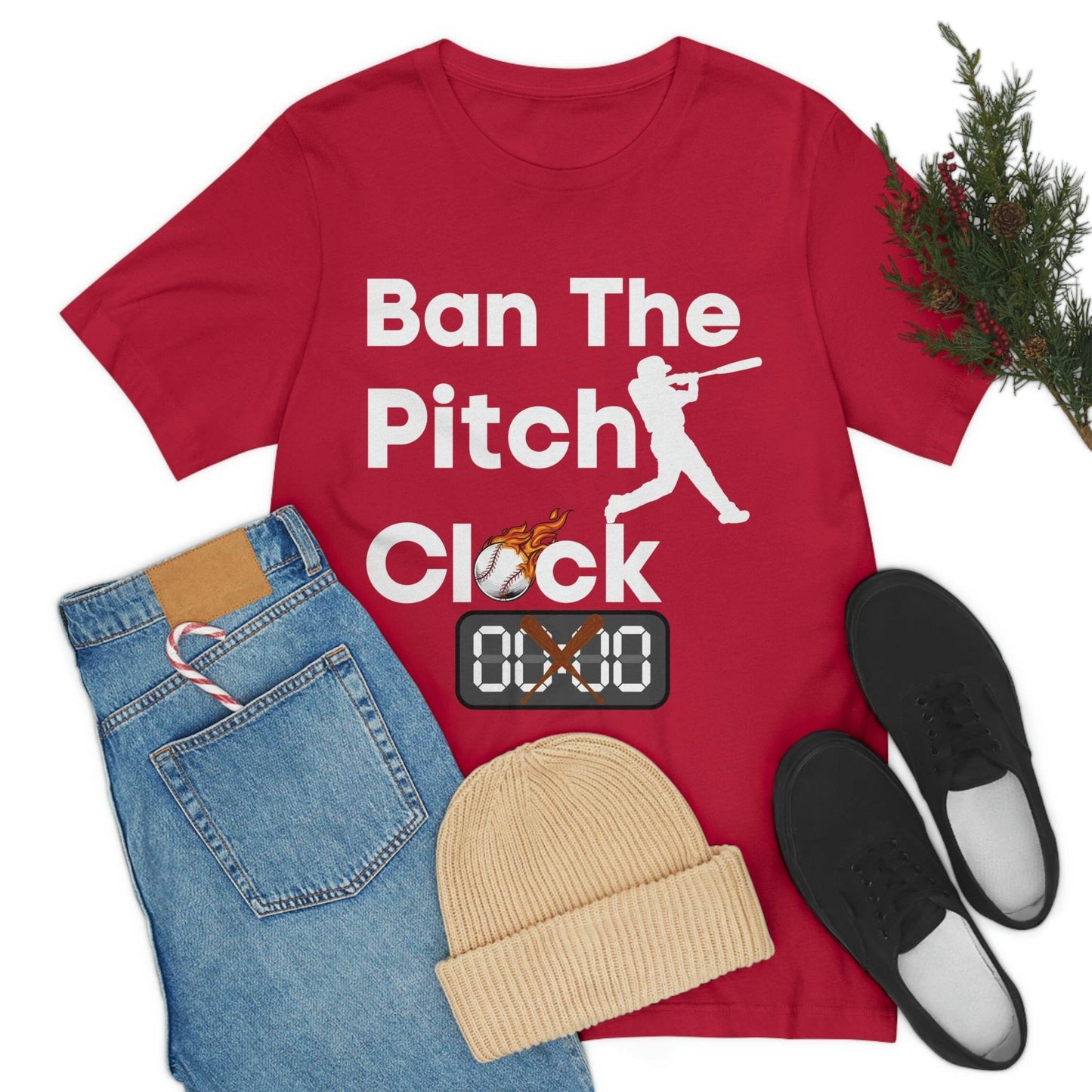 Ban The Pitch Clock in Baseball - Ban Baseball Pitch Clock - Giftsmojo