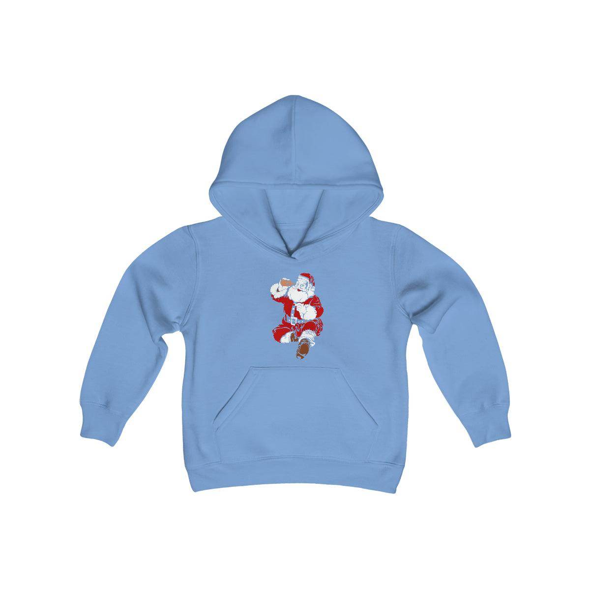 Naughty Santa Youth Heavy Blend Hooded Sweatshirt - Giftsmojo