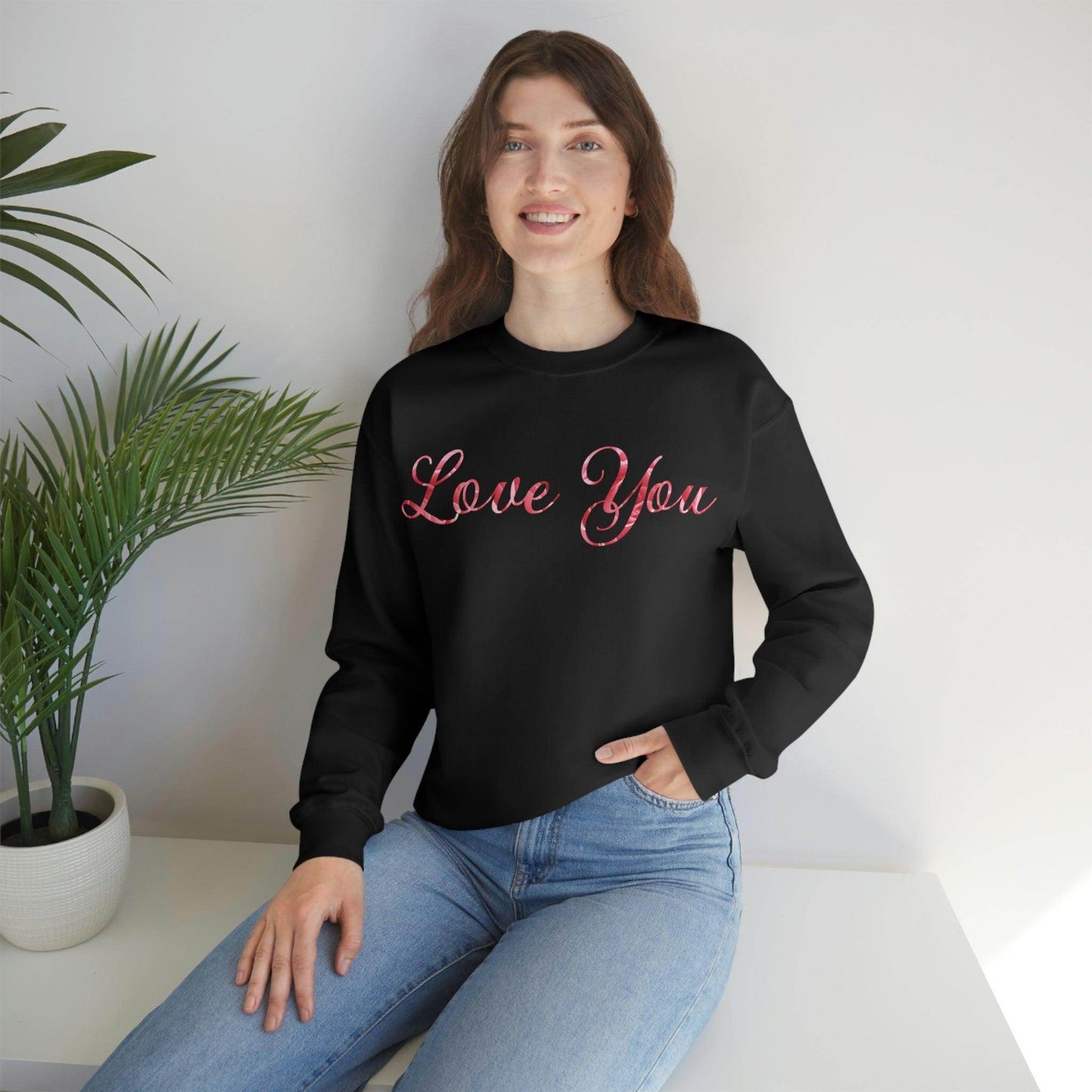 Love You Sweatshirt, love shirt, wedding gift, engagement gift, anniversary gift, couple shirt, matching shirt - Giftsmojo
