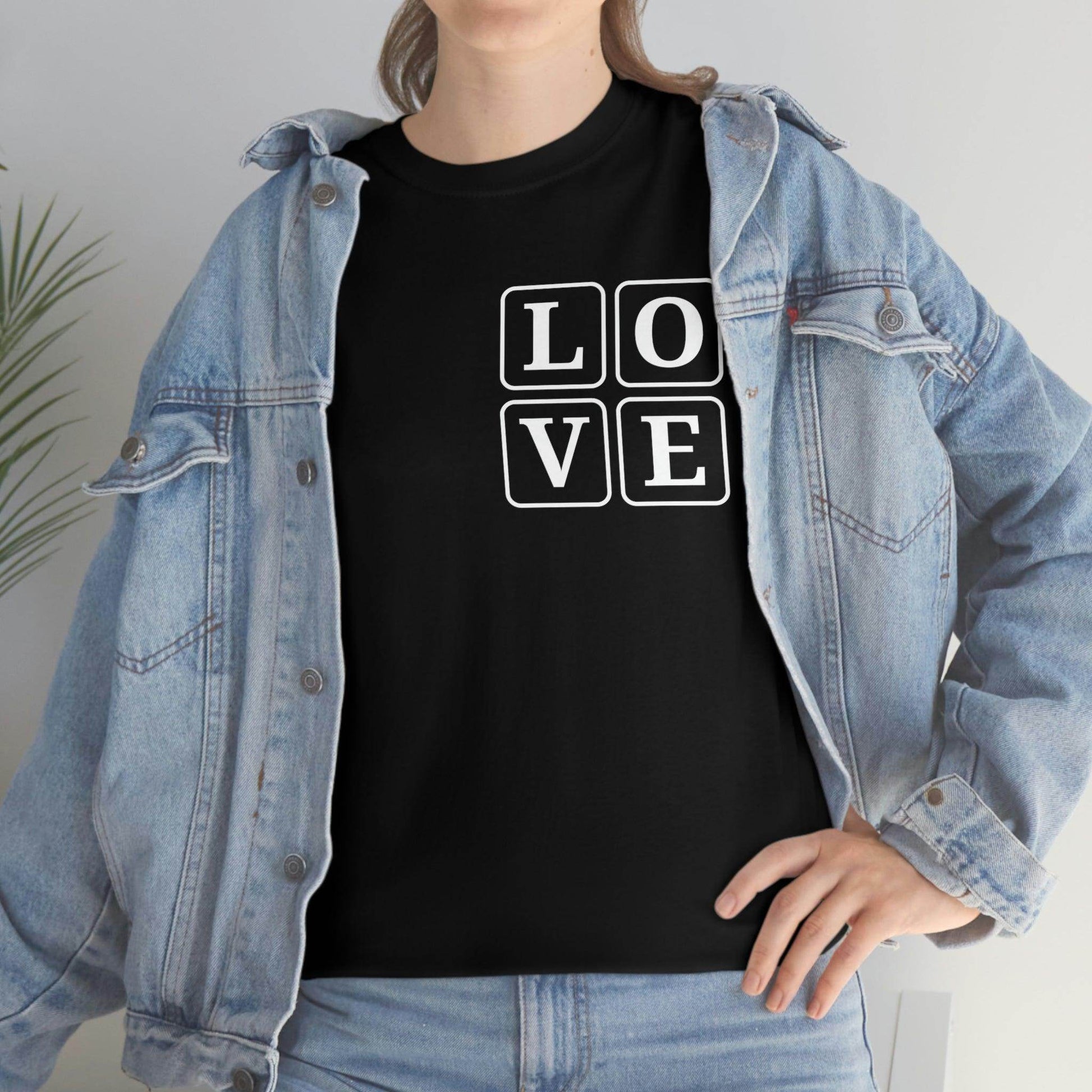 Love Square T-Shirt, - Giftsmojo