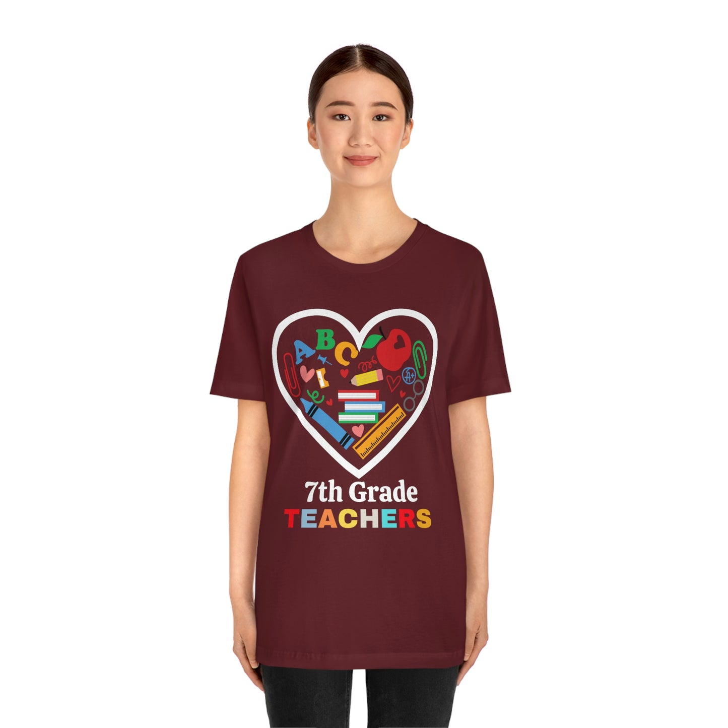 Love 7th Grade Teacher Shirt - Teacher Appreciation Shirt - Gift for Teachers - 7th Grade shirt