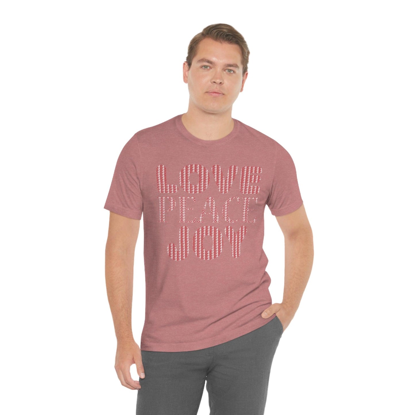love peace joy Tee - Giftsmojo