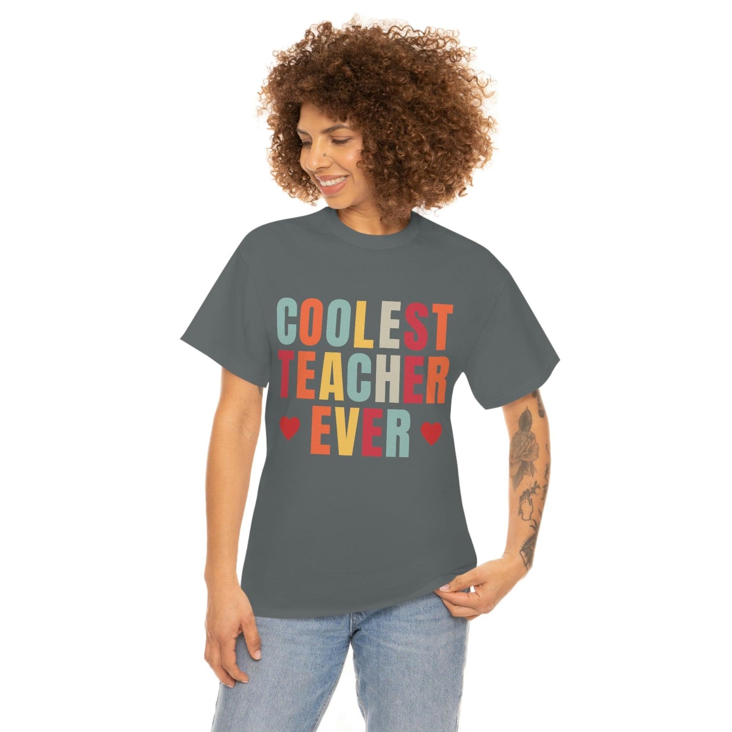 Coolest Teacher Ever T-Shirt - teacher gift - teacher appreciation