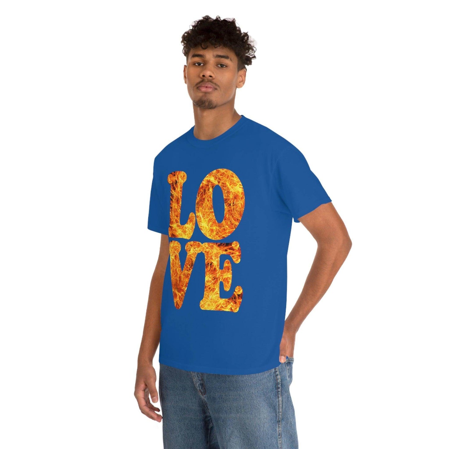 love fire big Tee - Giftsmojo
