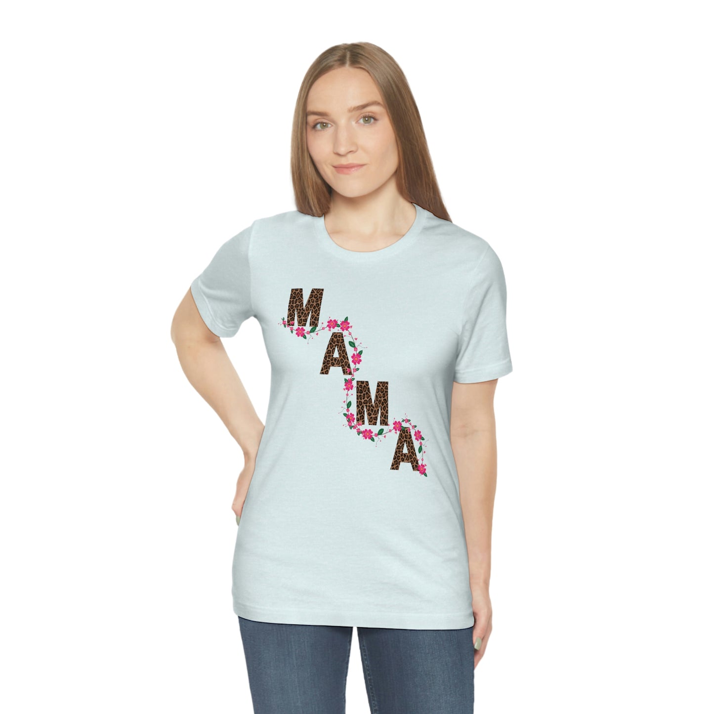 Leopard print Mama shirt Flower mama shirt - Leopard Mama Shirt mothers day shirt new mom shirt