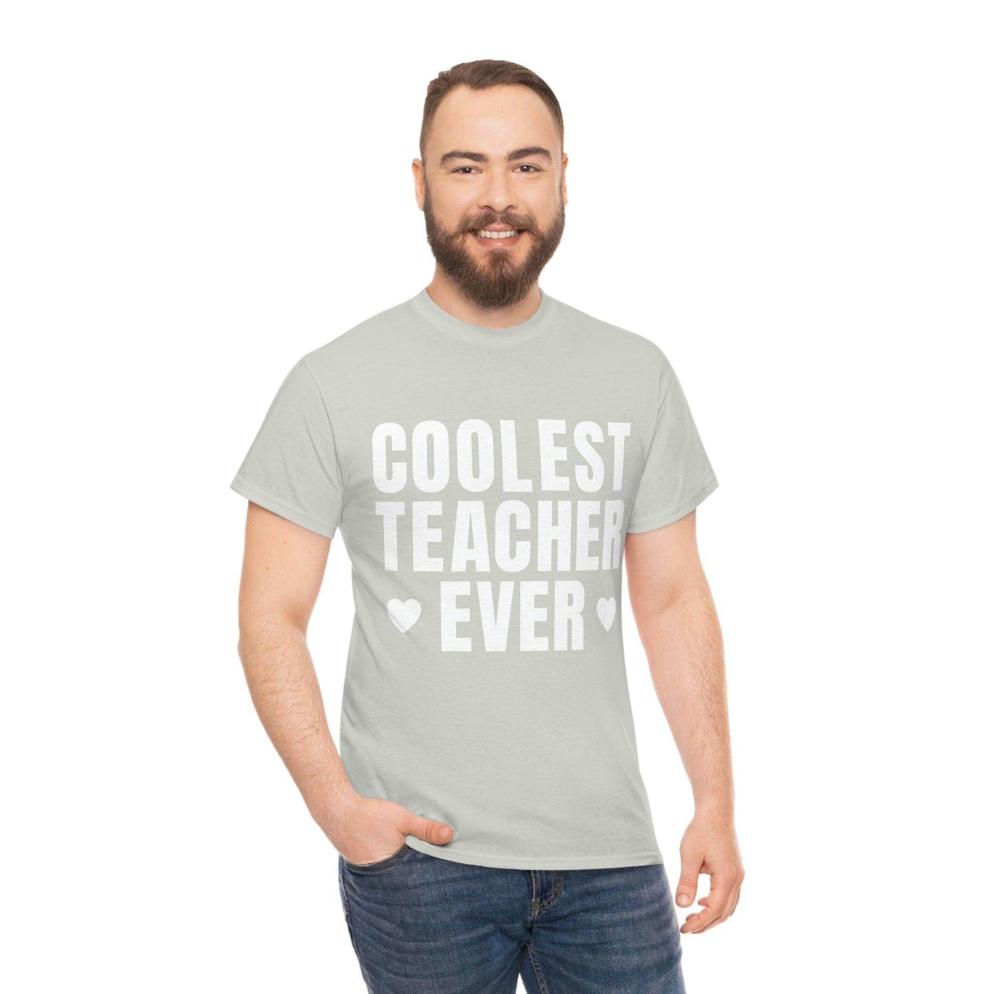 Coolest Teacher Ever Tee - Giftsmojo