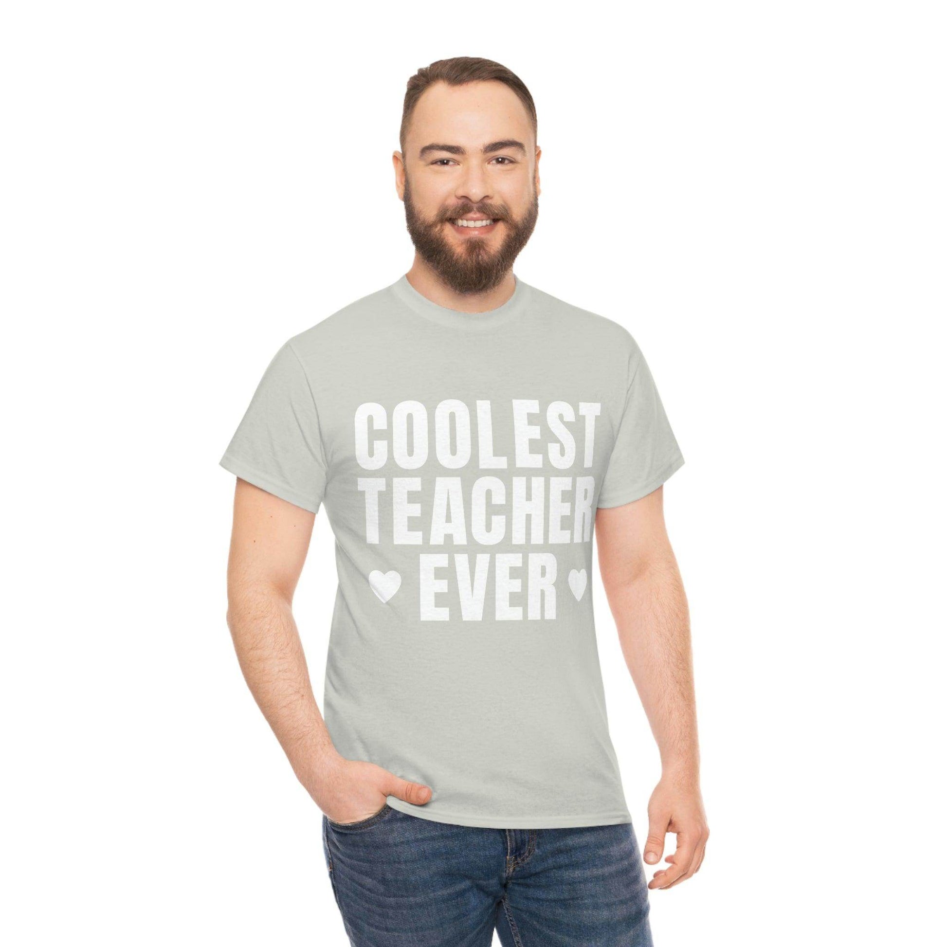 Coolest Teacher Ever Tee - Giftsmojo