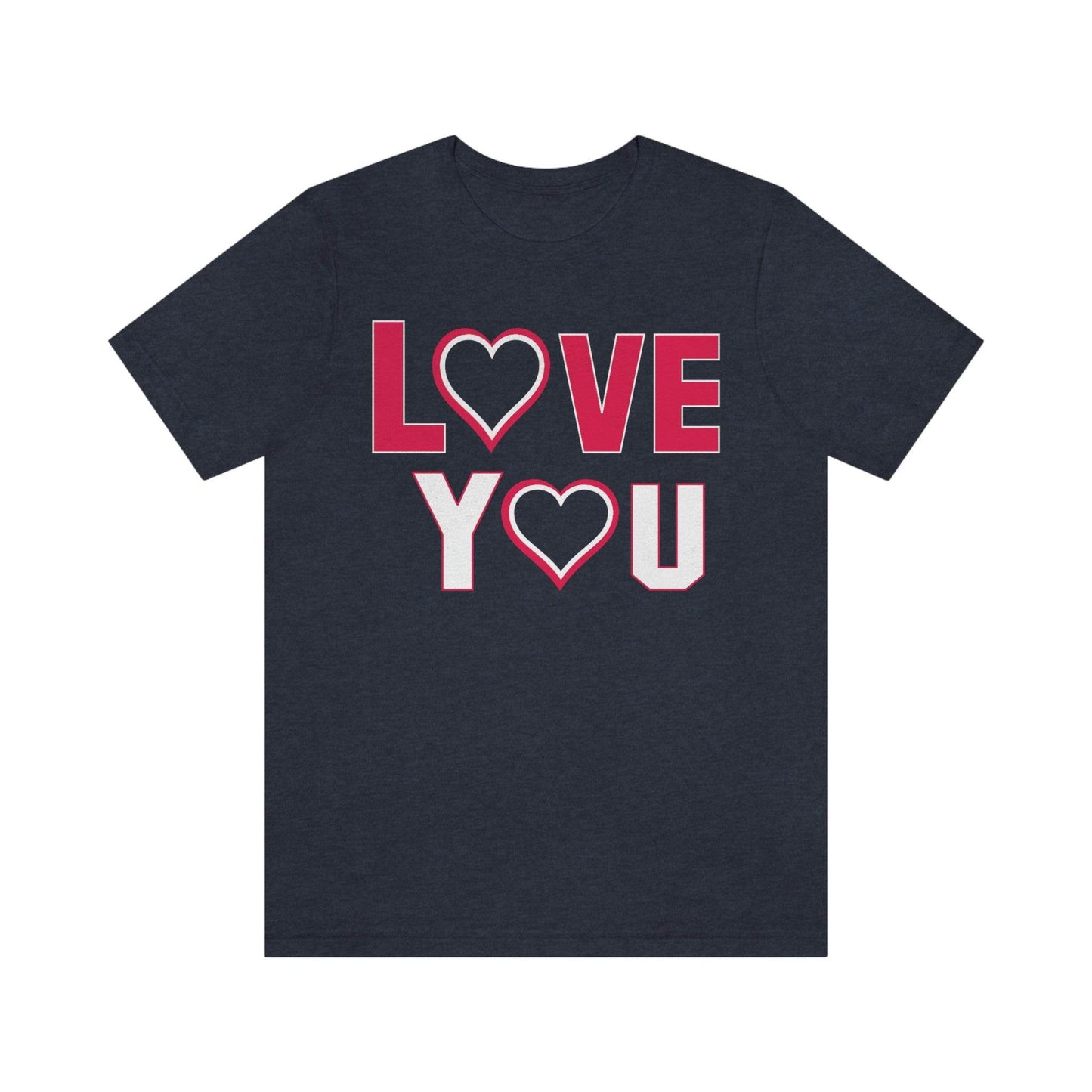 love you heart Tee - Giftsmojo