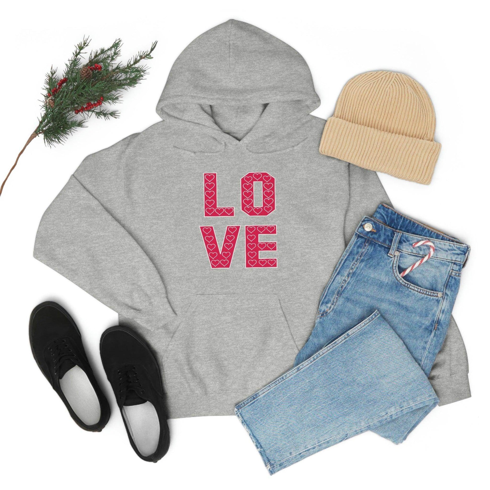 Love Hooded sweatshirt - Giftsmojo
