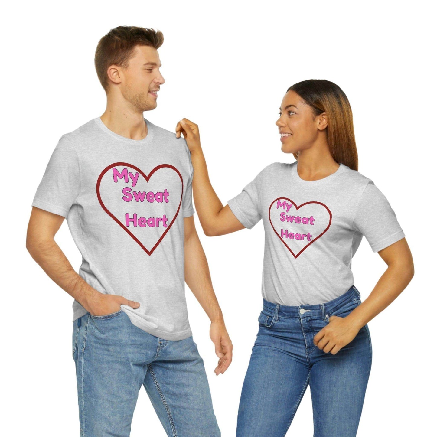 My Sweat Heart - Love shirt - Gift for wife - Gift for Husband - Gift for Girlfriend and Boyfriend - Giftsmojo