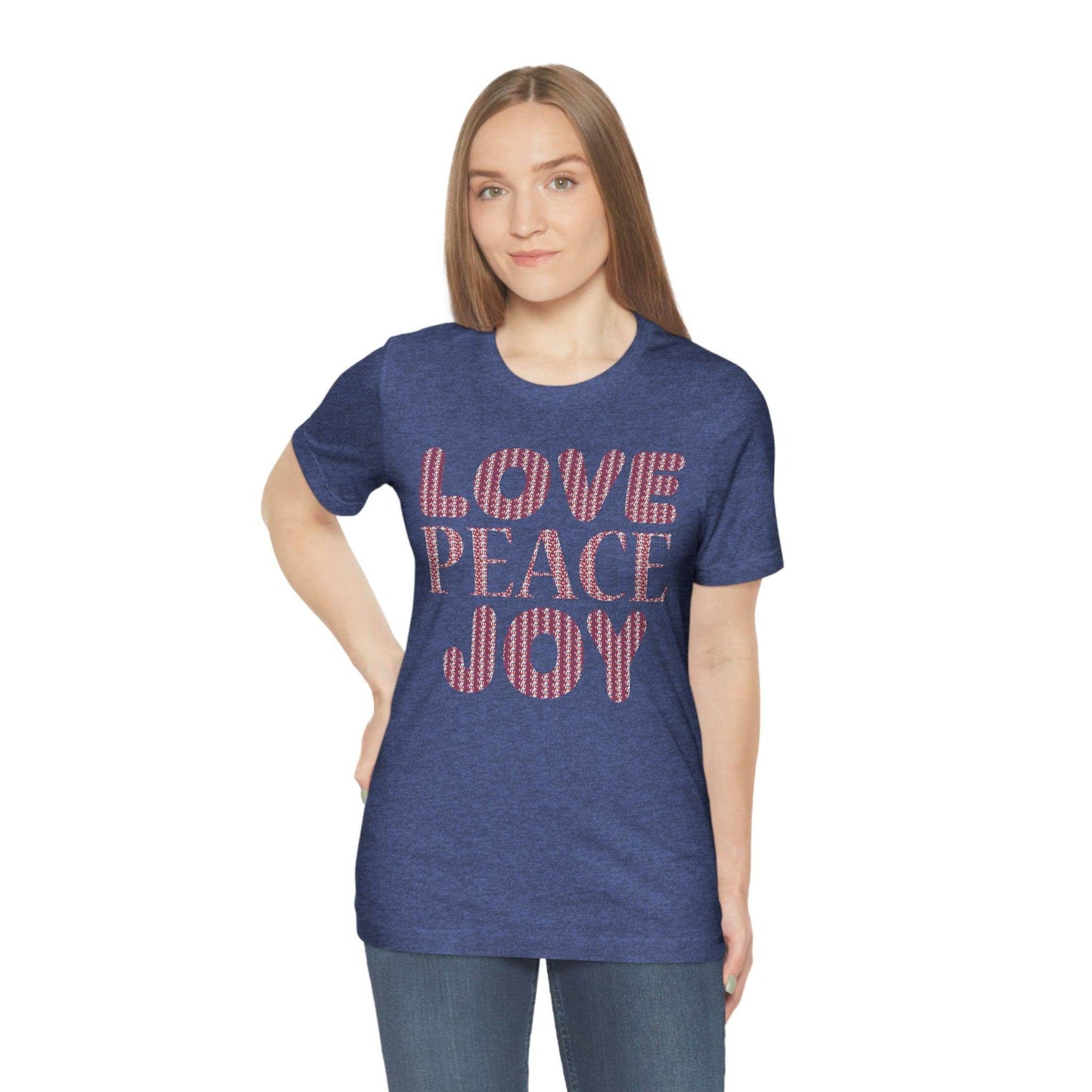 love peace joy Tee - Giftsmojo