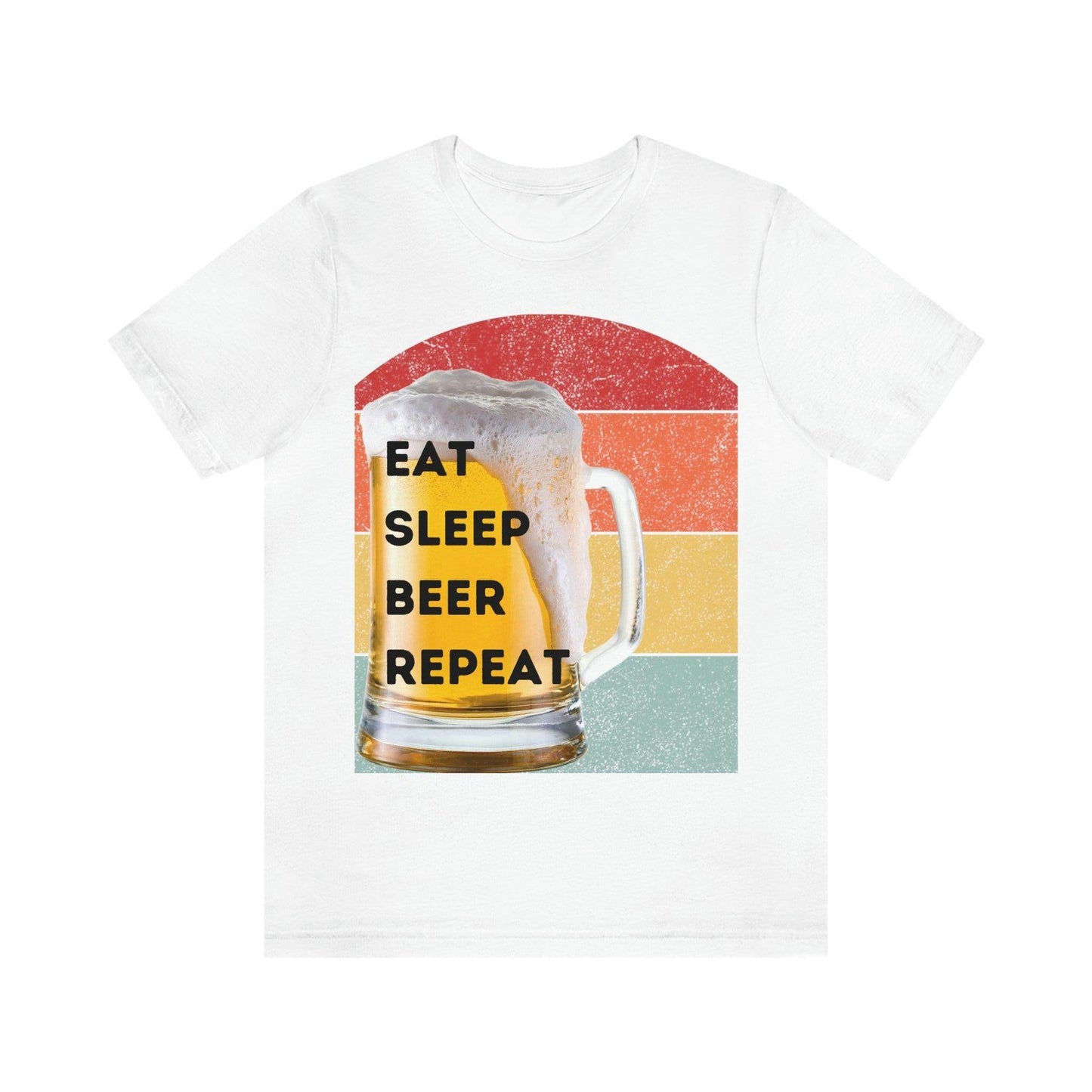 Retro shirt Eat Sleep Beer Repeat - funny beer shirt - Giftsmojo