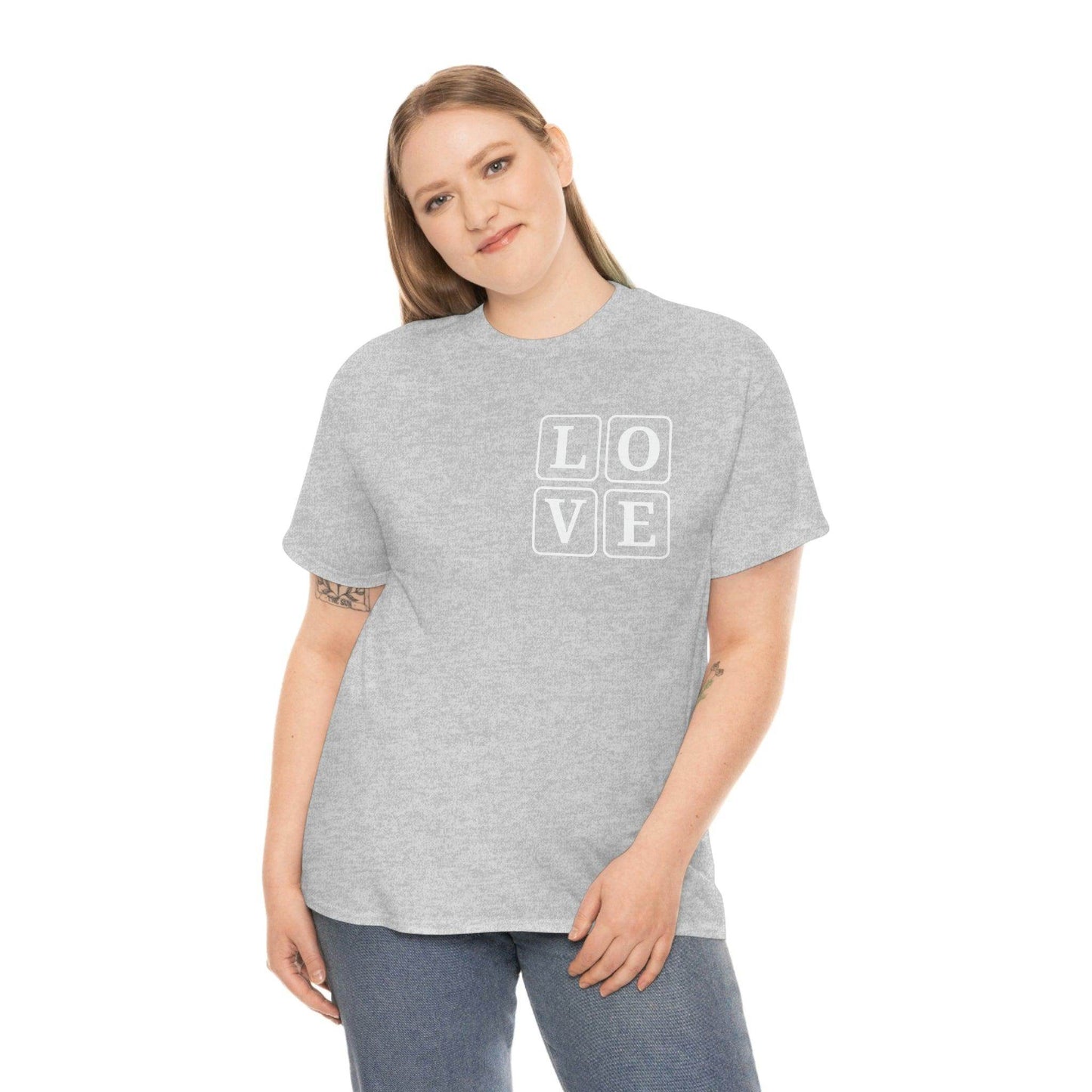 Love Square T-Shirt, - Giftsmojo