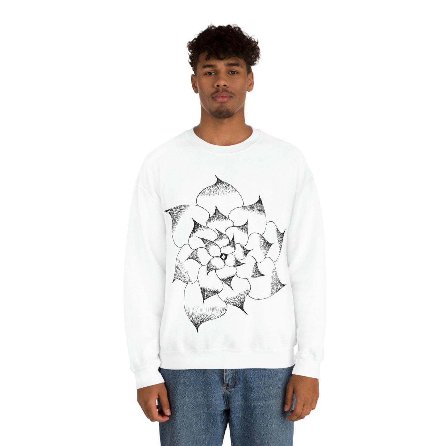 Flower Sweatshirt, floral sweatshirt flower shirt wildflower sweatshirt - Giftsmojo