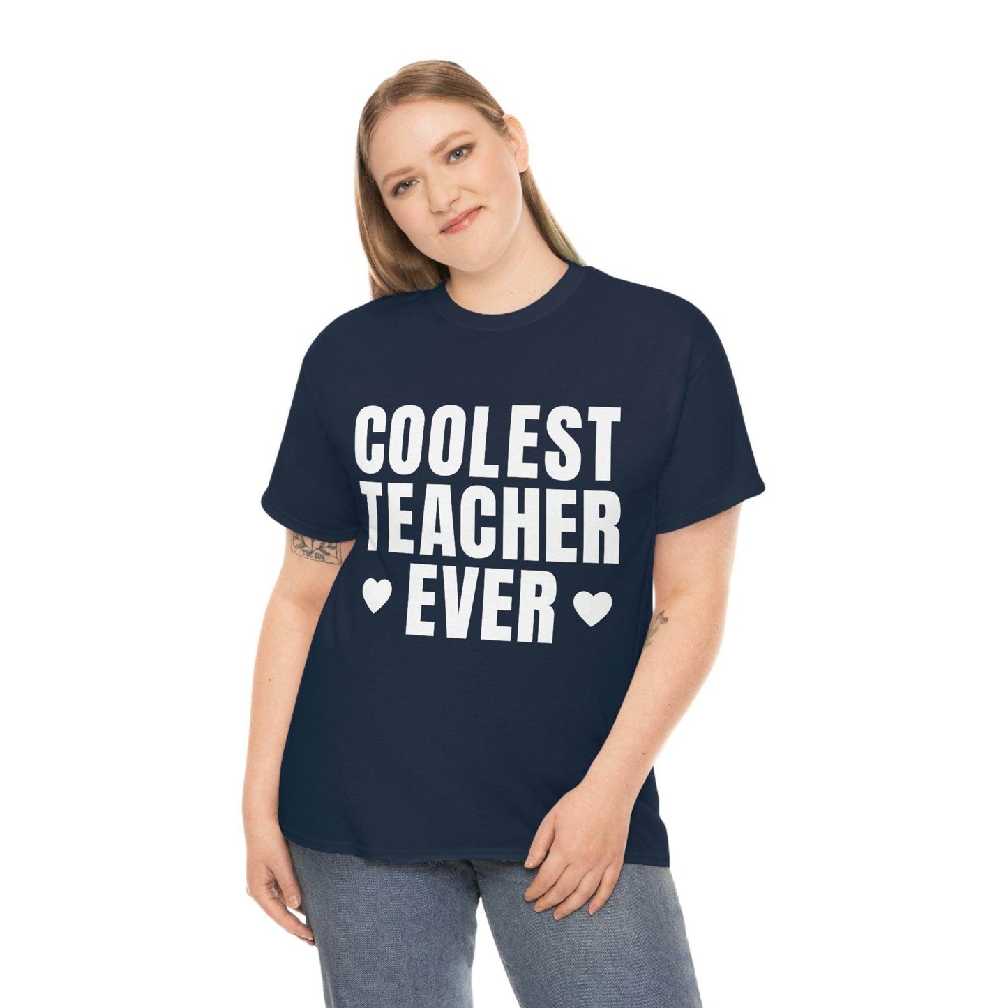 Coolest Teacher Ever Tee - Giftsmojo