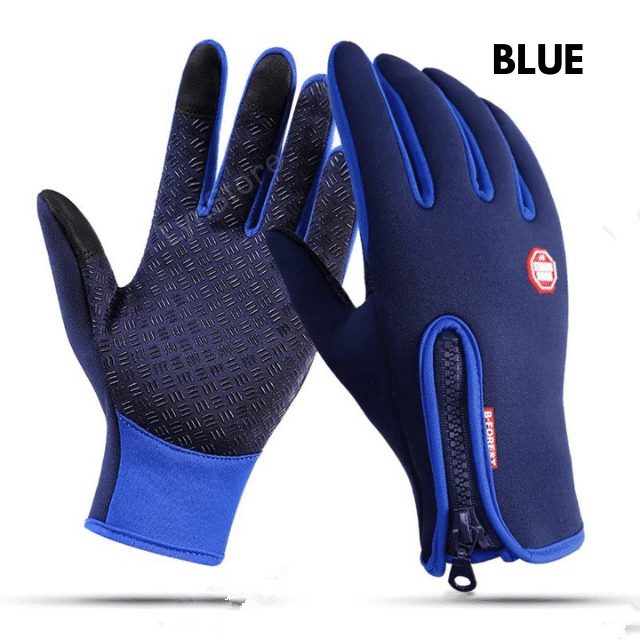 Winter Gloves Touch Screen Riding Motorcycle Sliding Waterproof Sports Gloves With Fleece - Giftsmojo