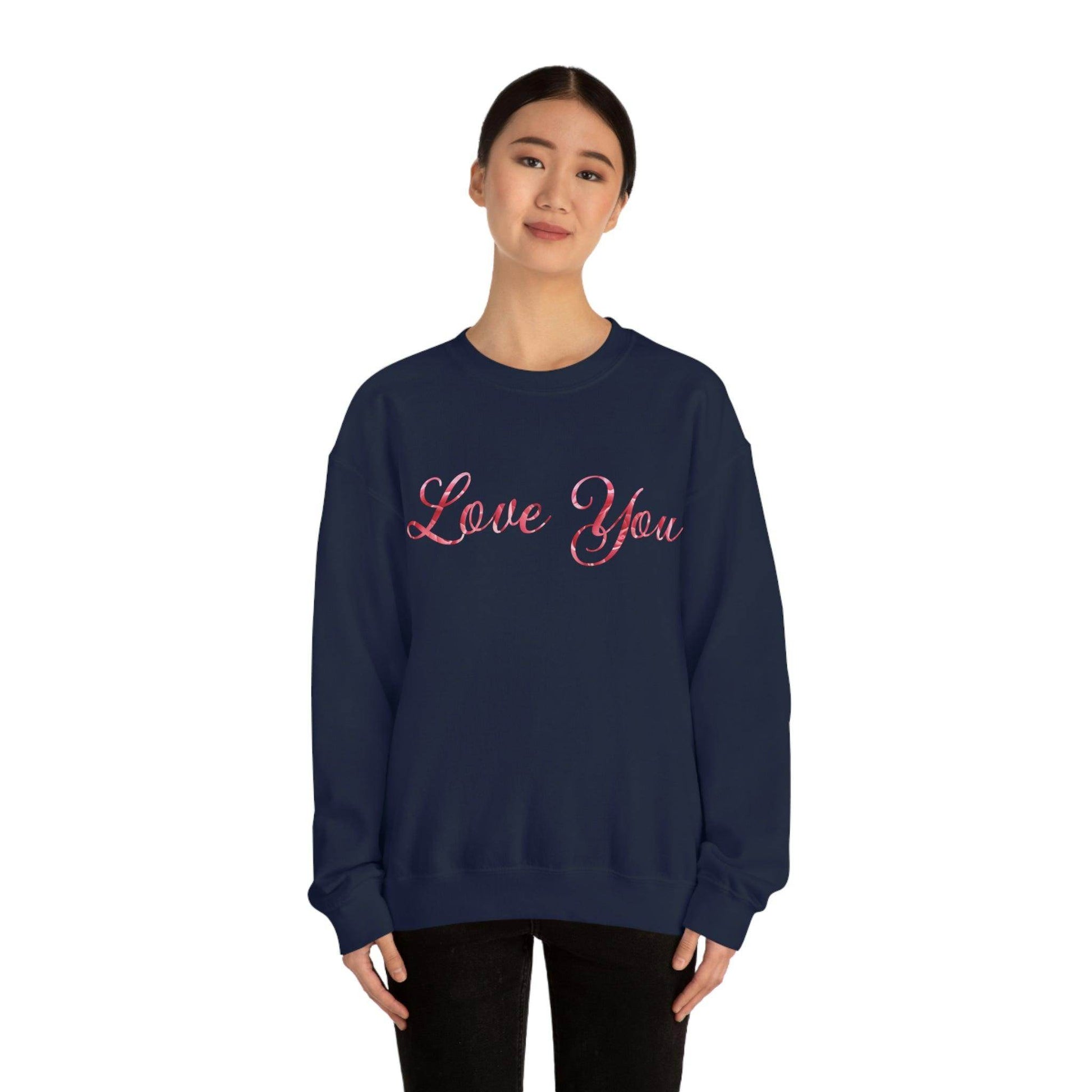 Love You Sweatshirt, love shirt, wedding gift, engagement gift, anniversary gift, couple shirt, matching shirt - Giftsmojo