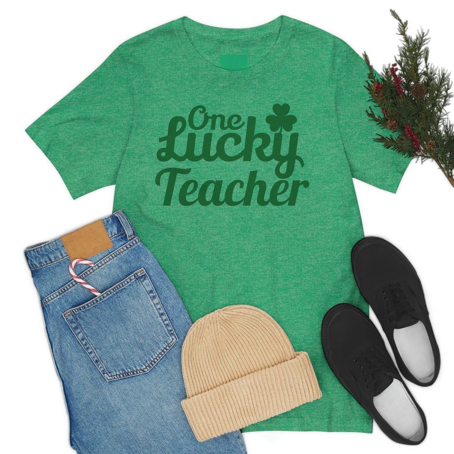 One Lucky Teacher Shirt feeling Lucky St Patrick's Day shirt - Funny St Paddy's day Funny Shirt - Giftsmojo
