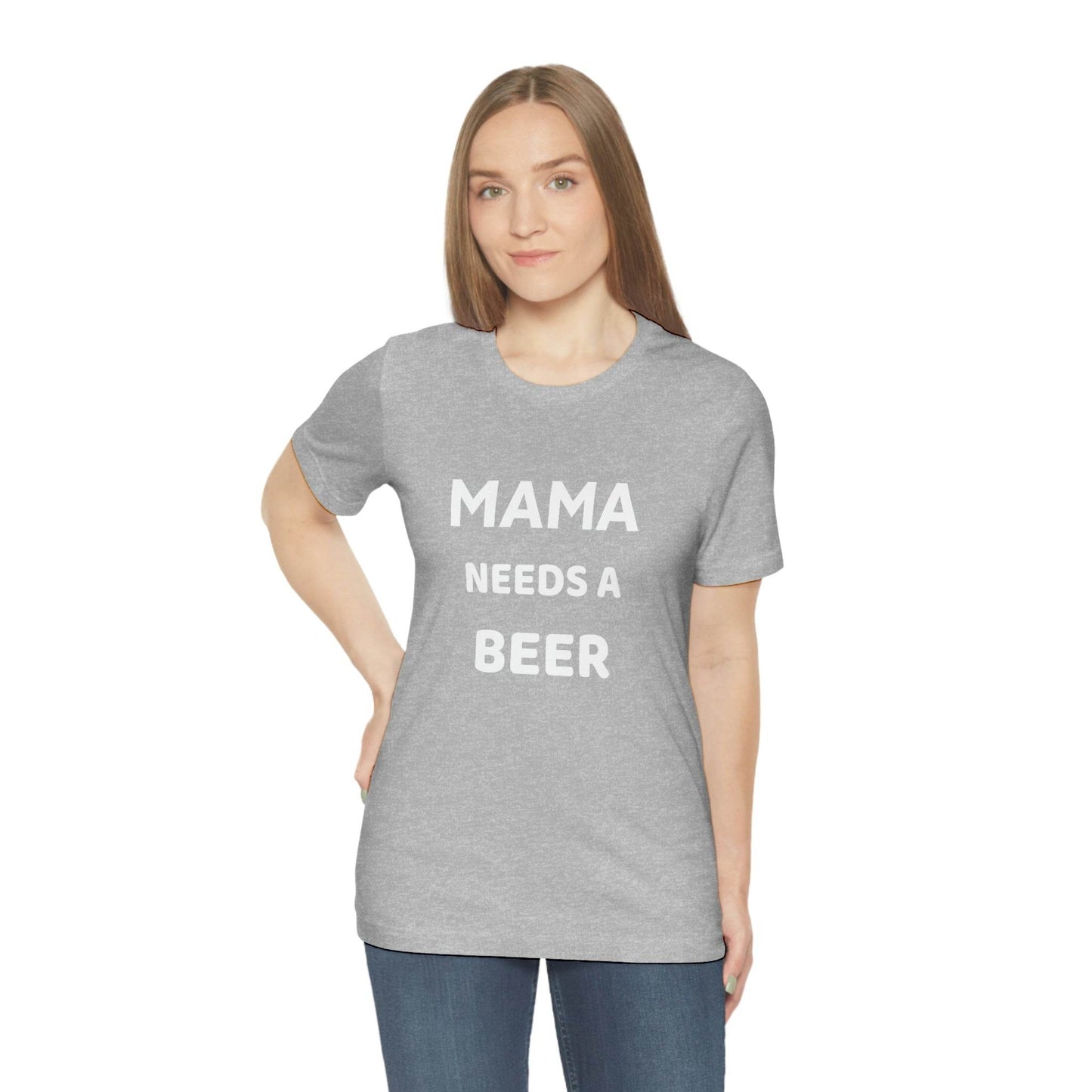 Mama needs a beer - gift for beer lover - Funny beer shirt - Funny shirt - Giftsmojo