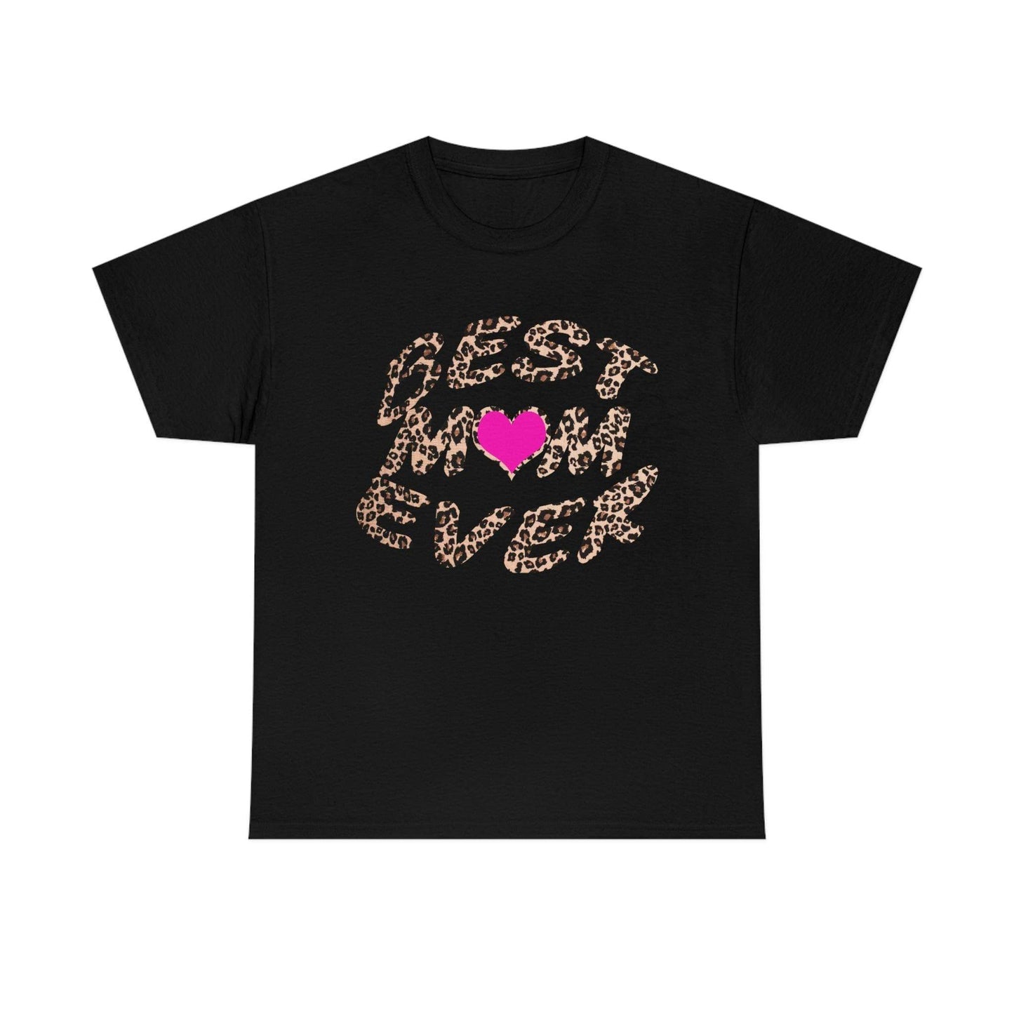 Best mom ever leopard print Tee - Giftsmojo