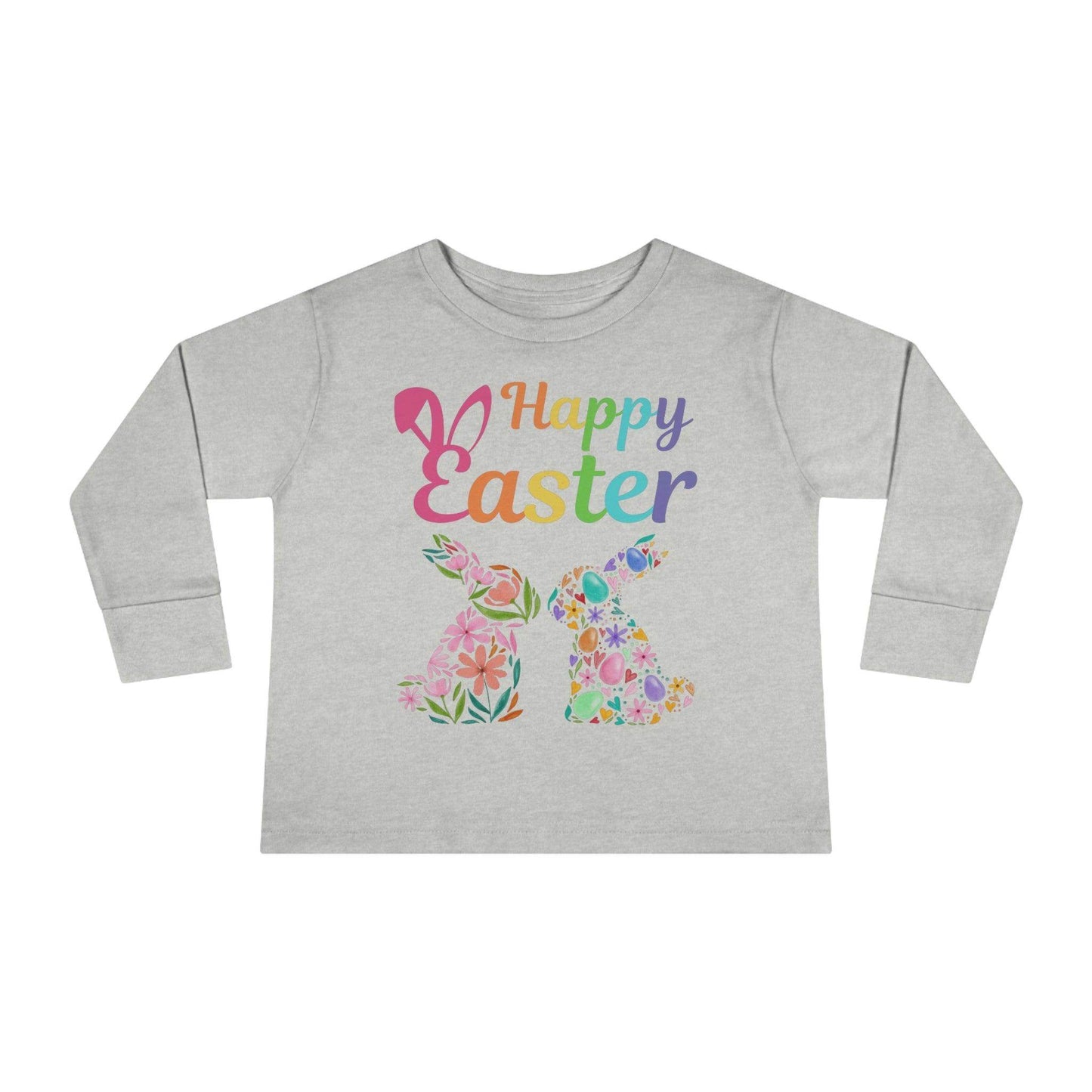 Happy Easter Toddler Long Sleeve Tee - Giftsmojo