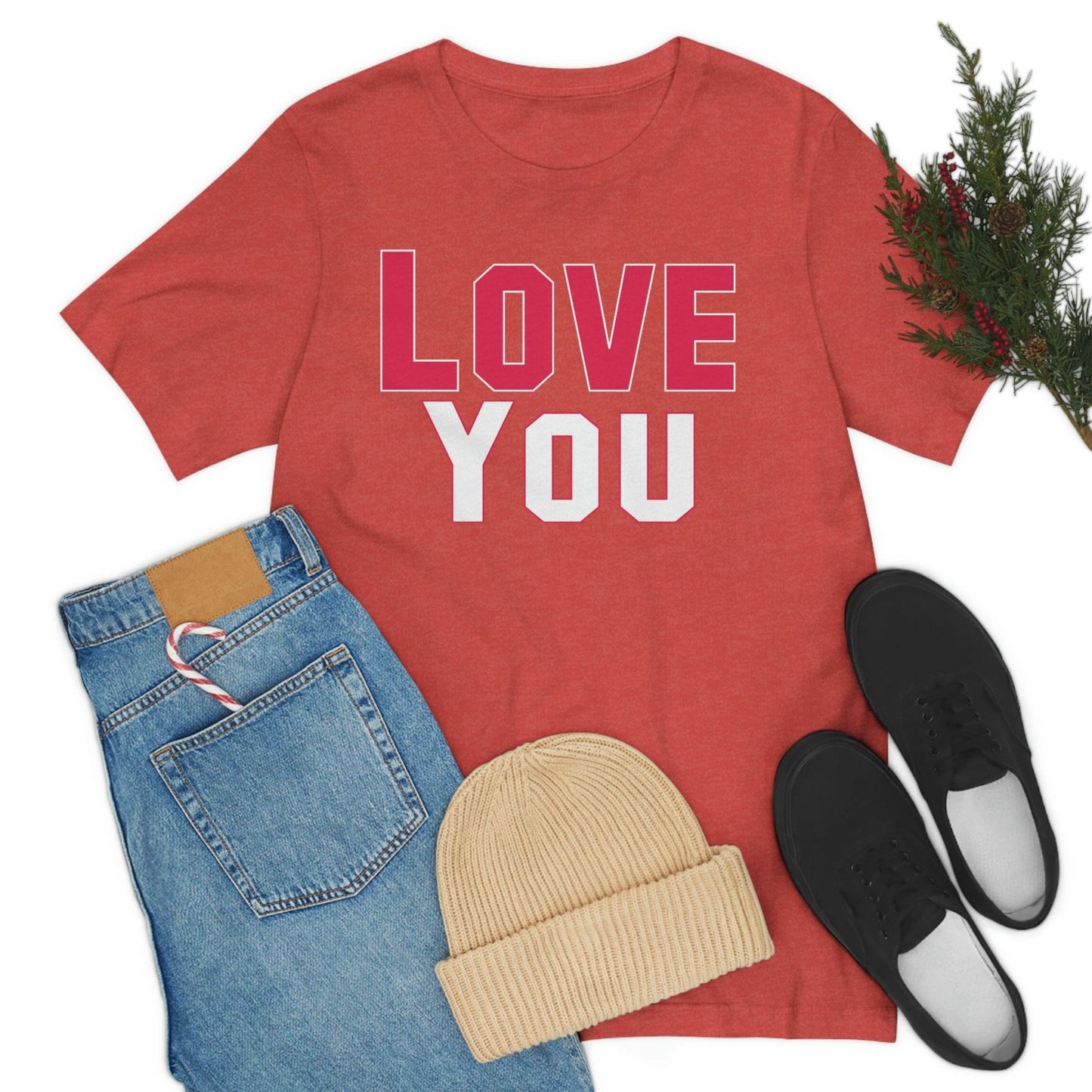 Love you T-shirt - Giftsmojo
